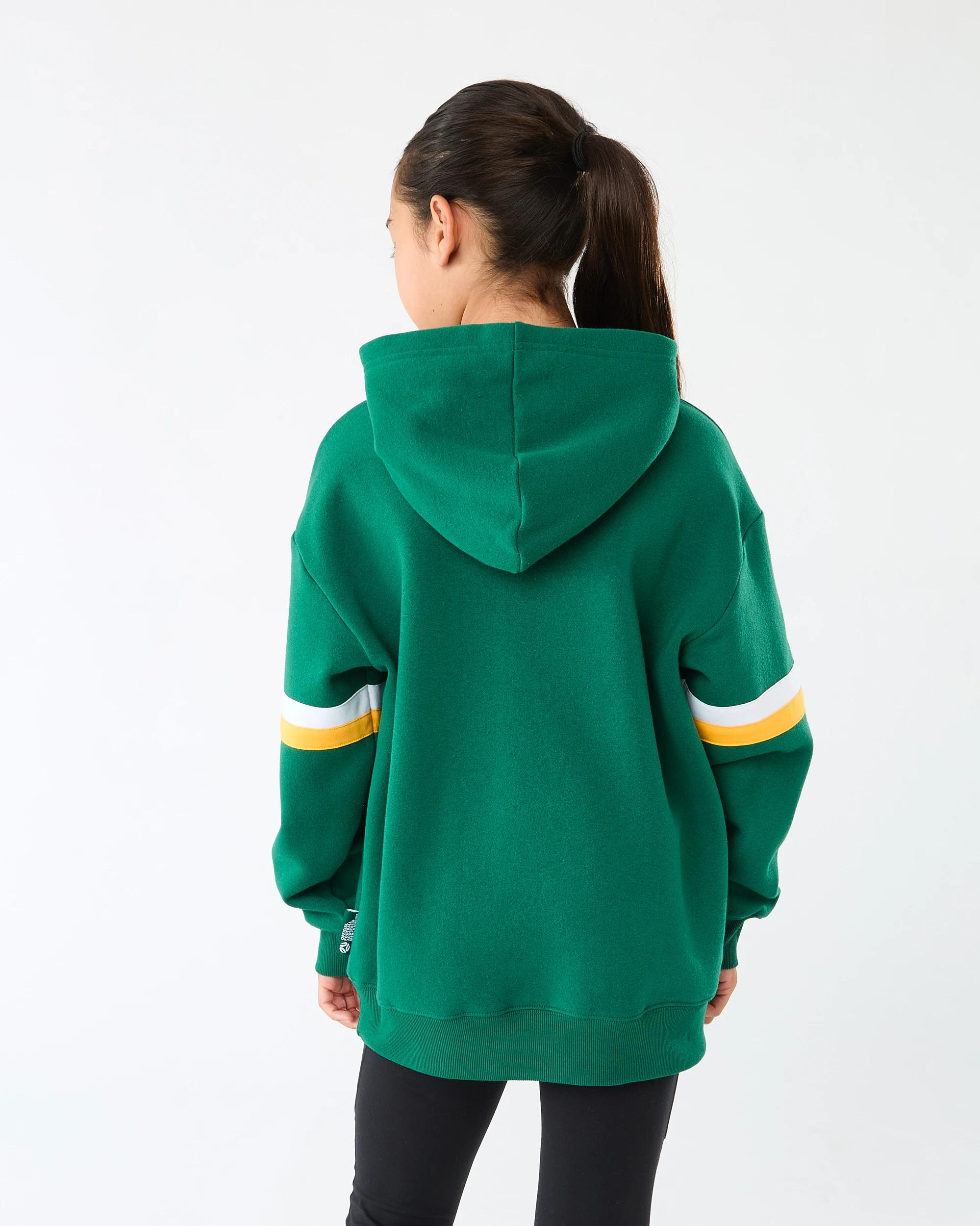 2 Matildas Youth Hoodie Green, 2 of 7