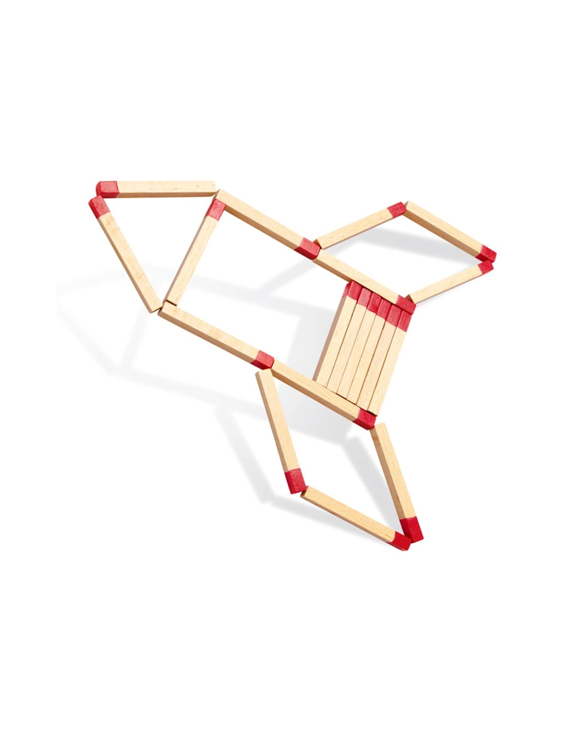 3 Hape Matchstix Puzzles Wooden Building Set Kids Toy - Natural, 3 of 6