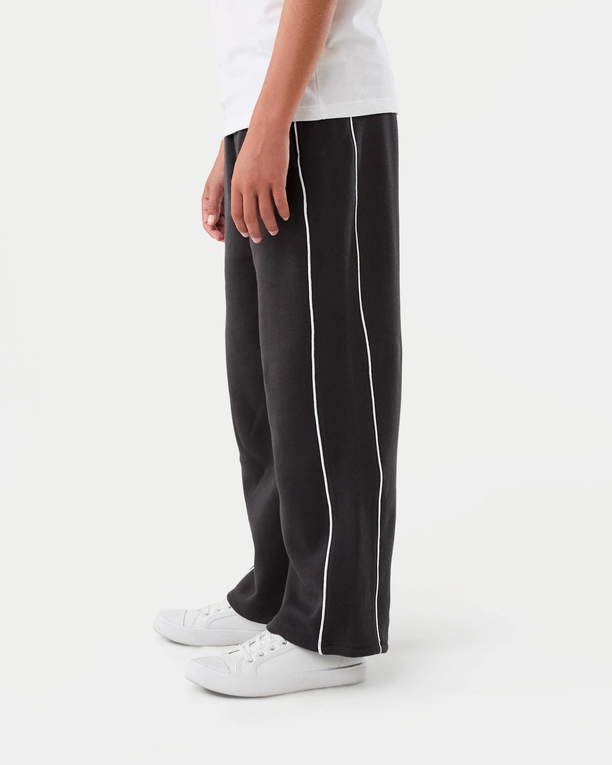2 Panelled Trackpants Blk Sand, 2 of 7