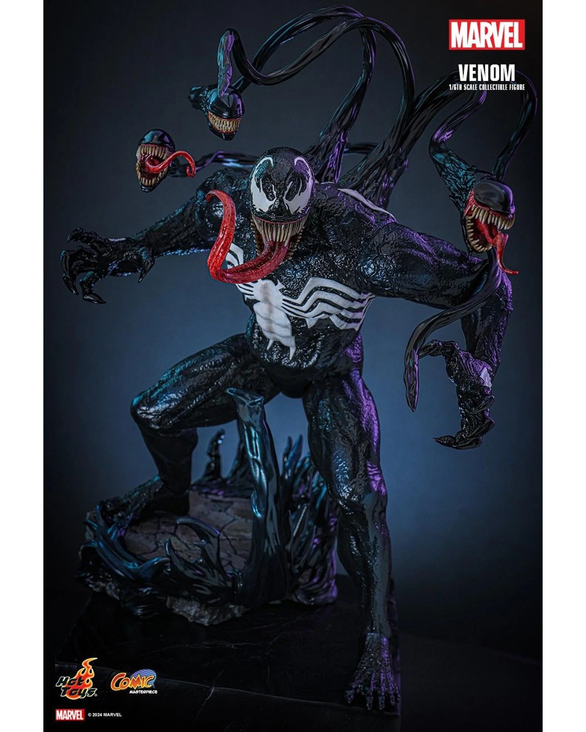 3 Hot Toys Marvel Comics Venom 1:6 Scale Collectible Action Figure, 3 of 10