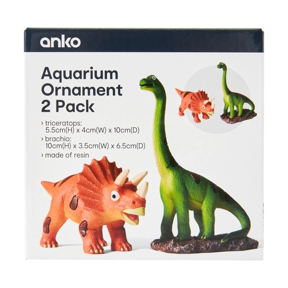 10 2 Pack Aquarium Dinosaur Ornaments, 10 of 10
