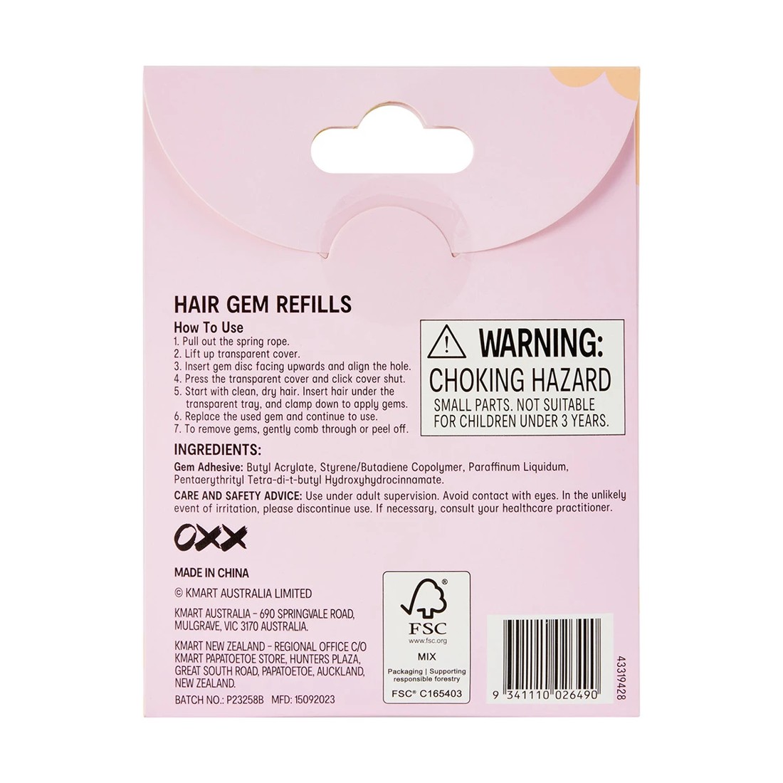 10 OXX Junior 6 Piece Hair Gem Refills, 10 of 10