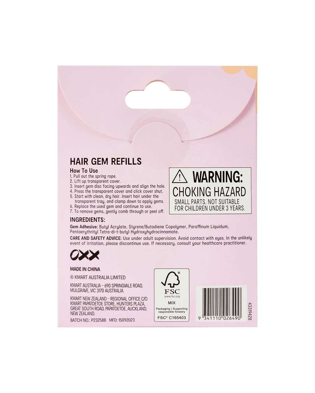 10 OXX Junior 6 Piece Hair Gem Refills, 10 of 10