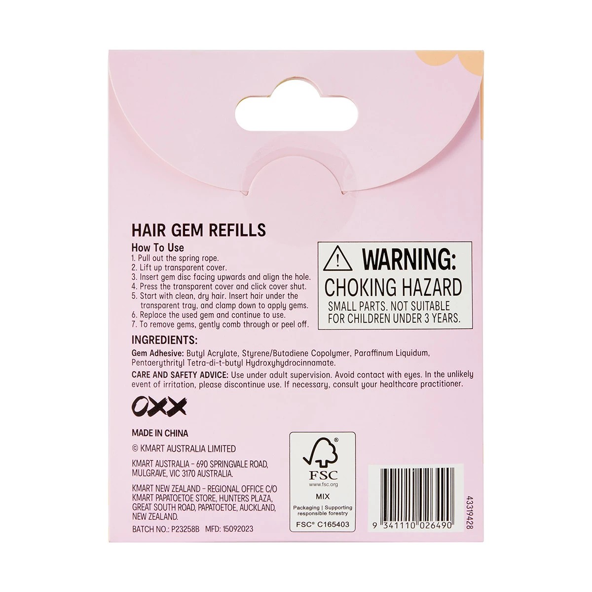 10 OXX Junior 6 Piece Hair Gem Refills, 10 of 10