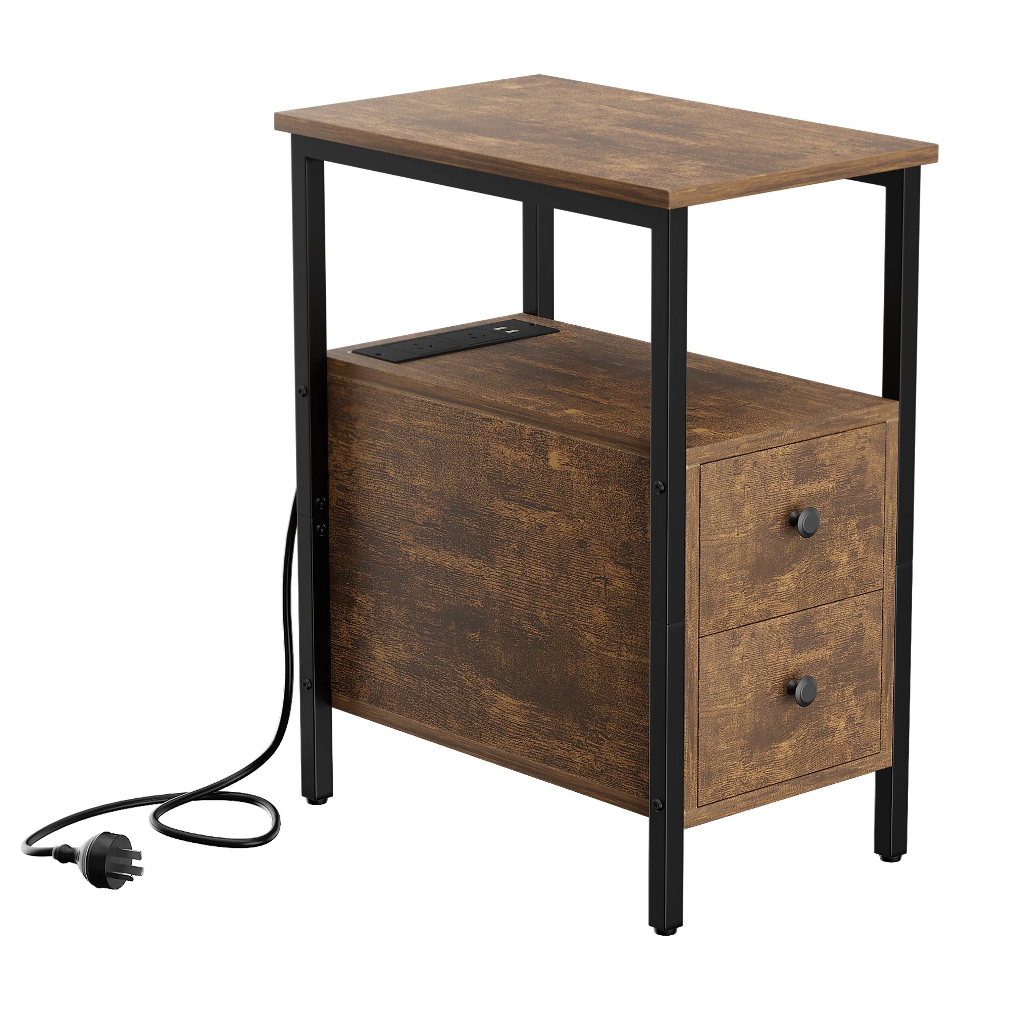 1 Levede Narrow Side Table - Brown, 1 of 9