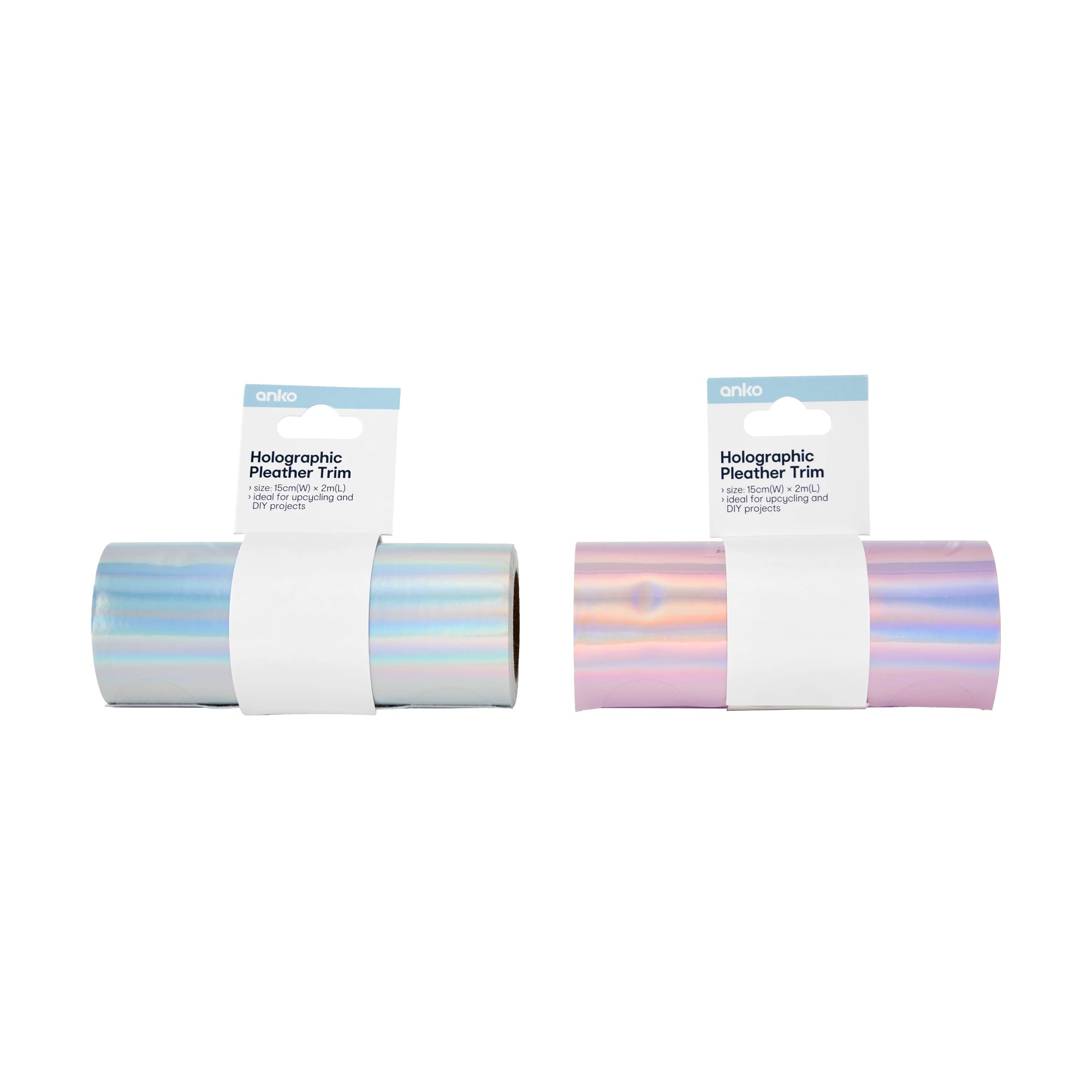 1 Holographic Pleather Trim Roll - Assorted, 1 of 3