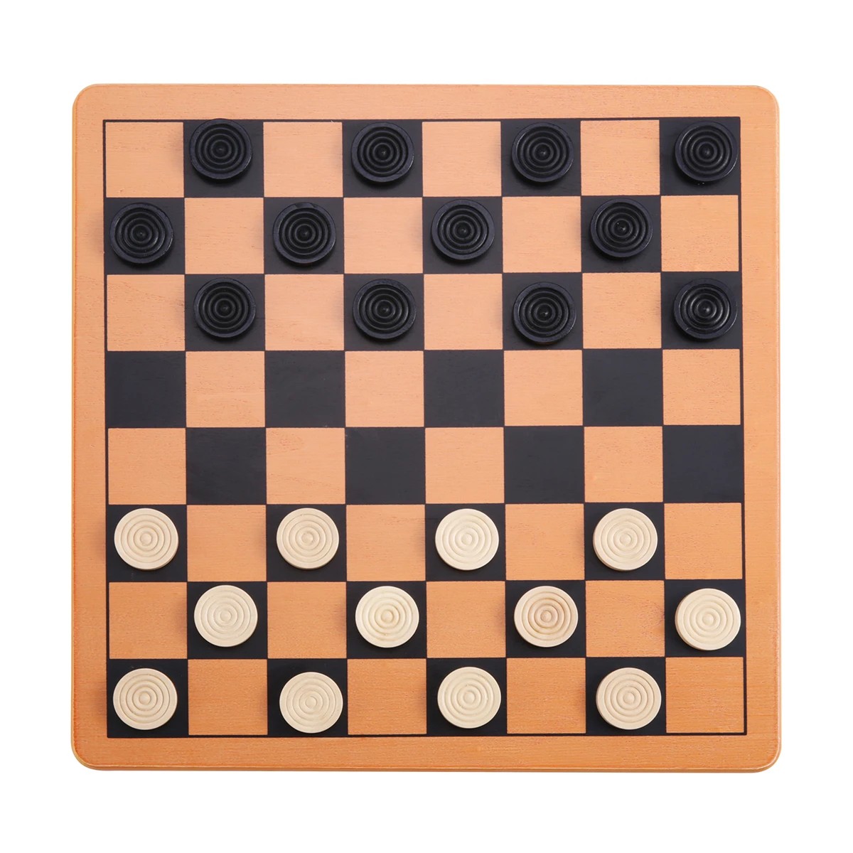 2 Wooden Chess and Draughts Game, 2 of 4