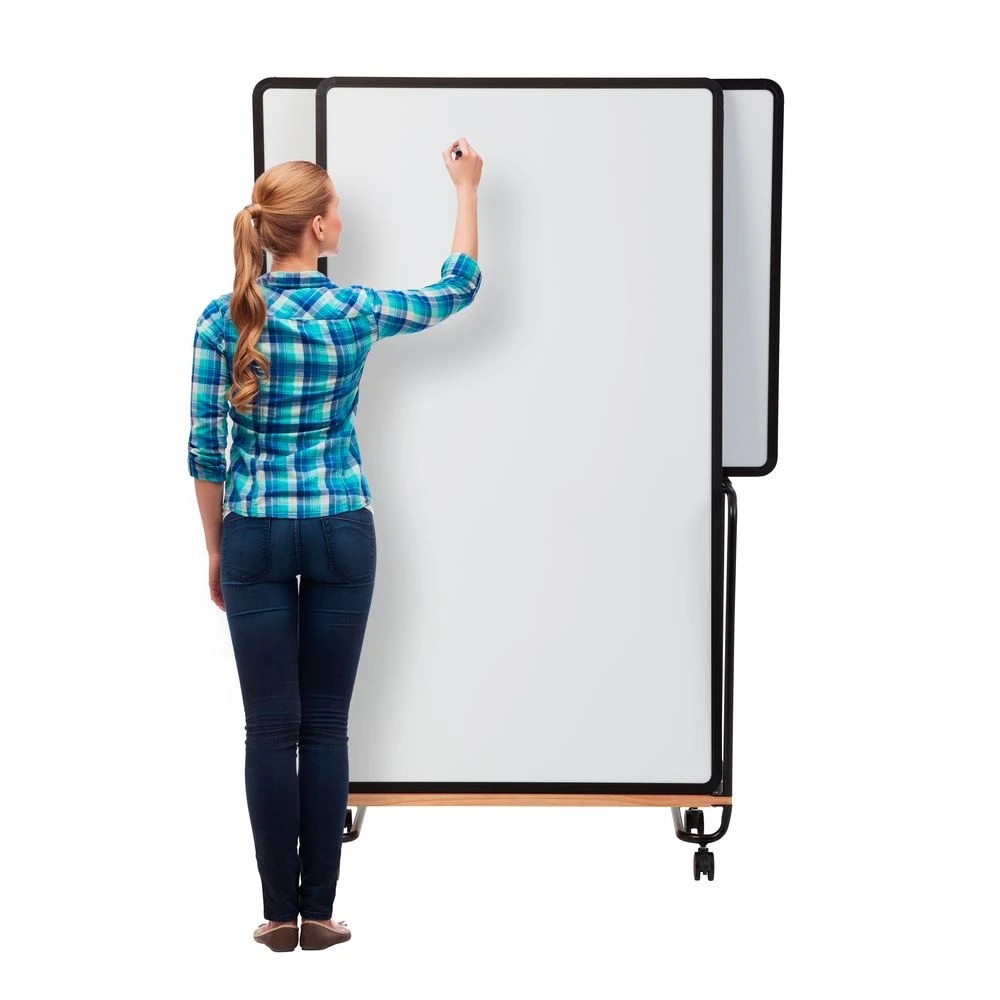 8 J.Burrows Whiteboard/Corkboard with Steel Easel Trolley, 8 of 10