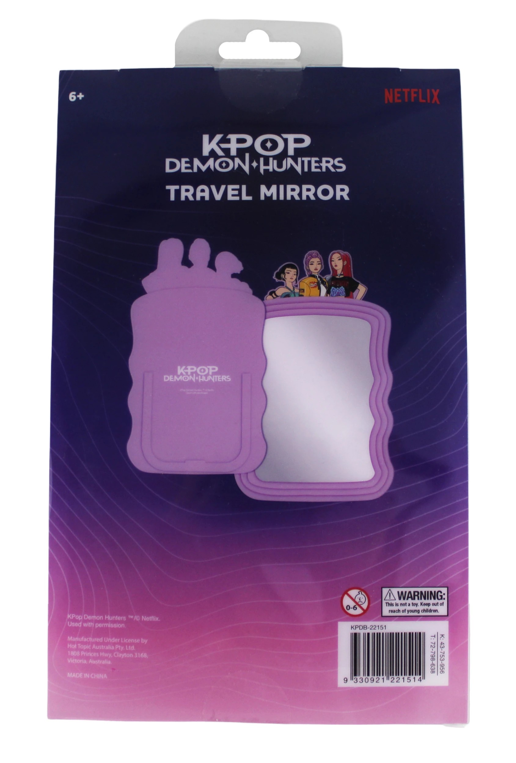 3 KPop Demon Hunters Travel Mirror, 3 of 4