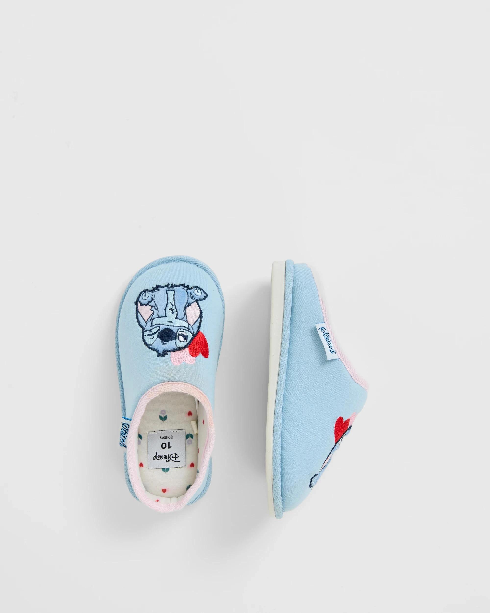 1 Target Disney Stitch Slipper Scuff BLUE, 1 of 3