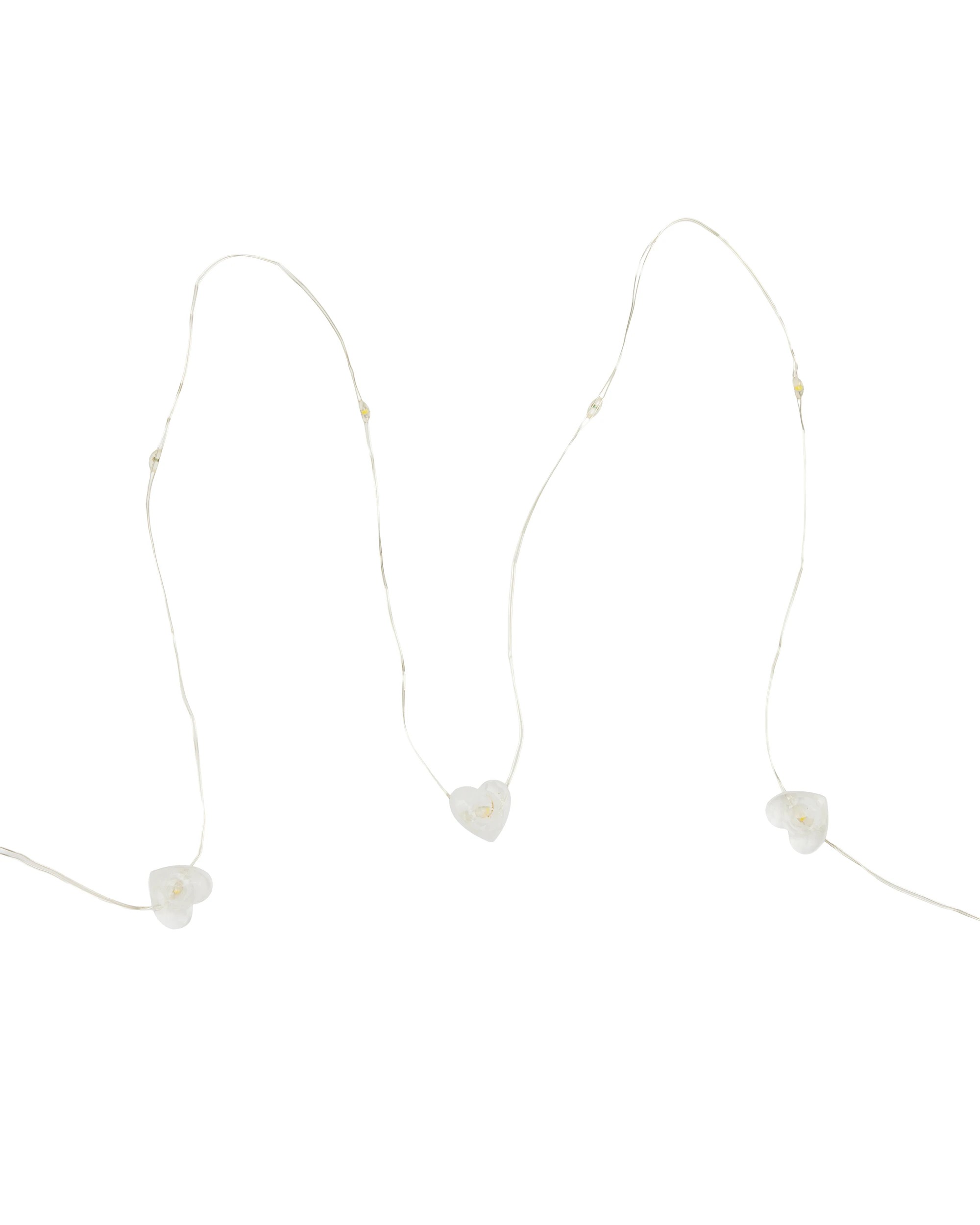 2 Mini Heart Wire String Lights, 2 of 6