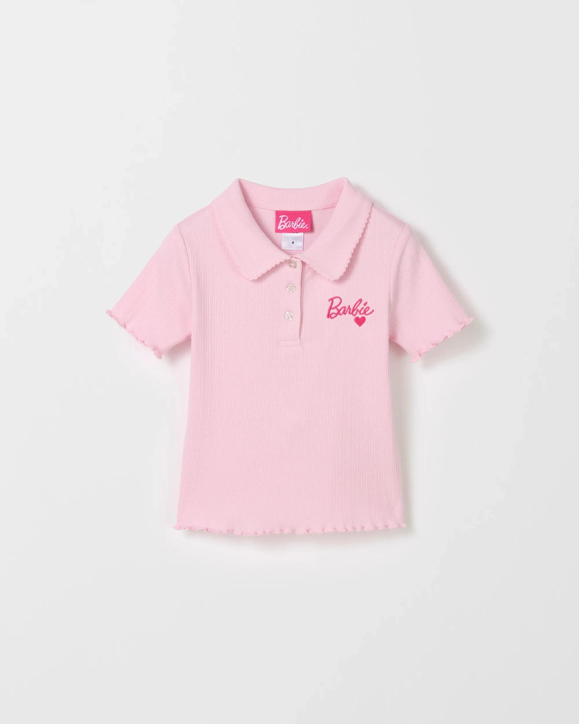 4 Australian Cotton Barbie Fashion Knit Top PINK, 4 of 5