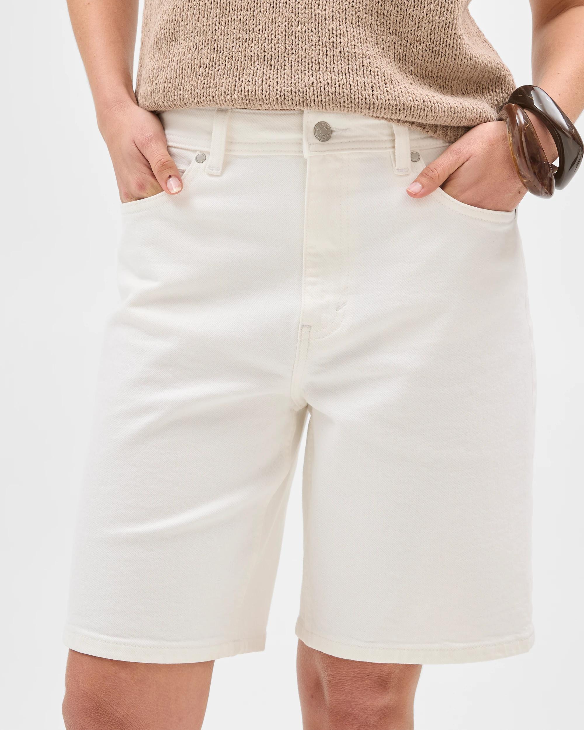 4 Target Denim Boy Bermuda Denim Shorts WHITE, 4 of 8