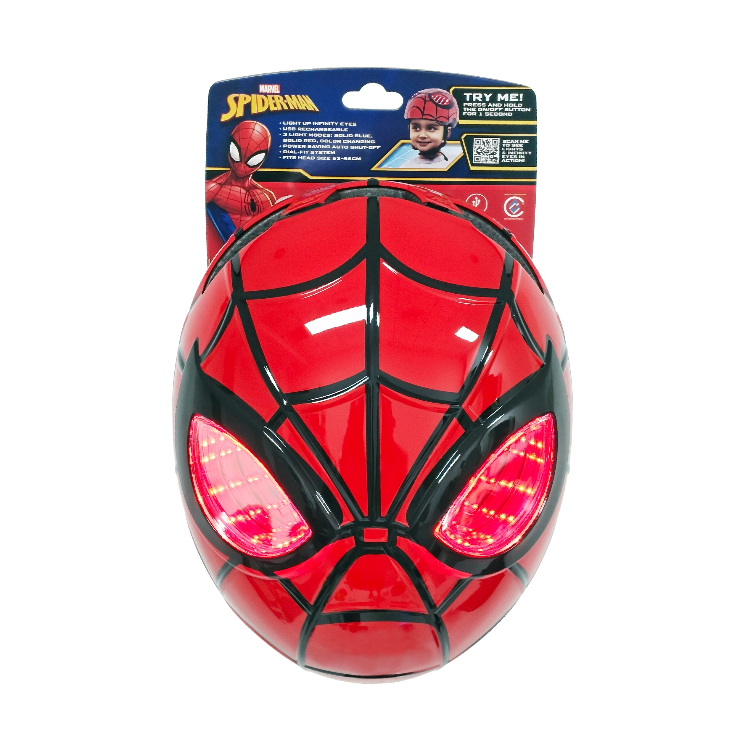 5 Marvel Spider-Man 3D Infinity Light Helmet, 5 of 5