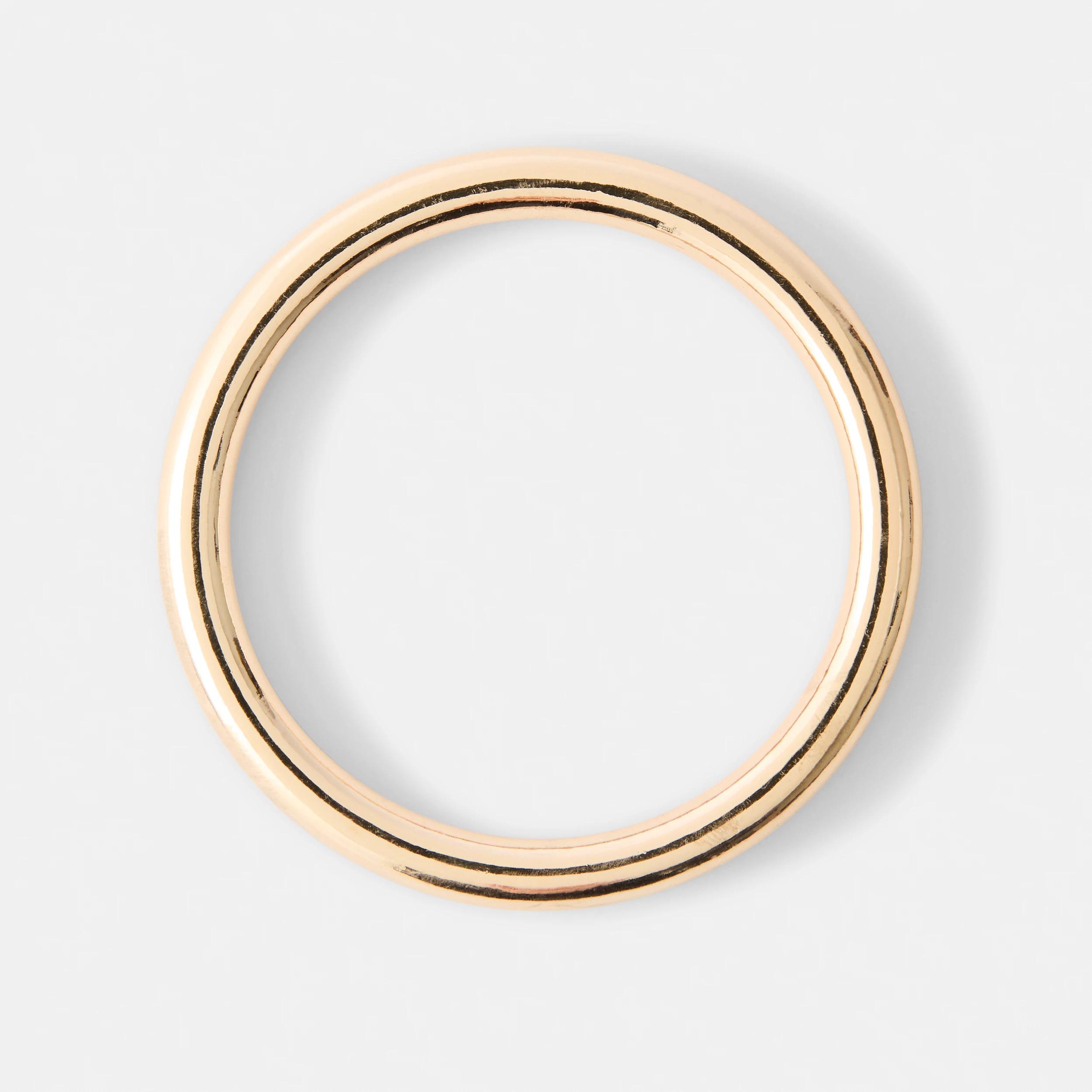 1 Smooth Bangle - Gold Tone Gold, 1 of 7