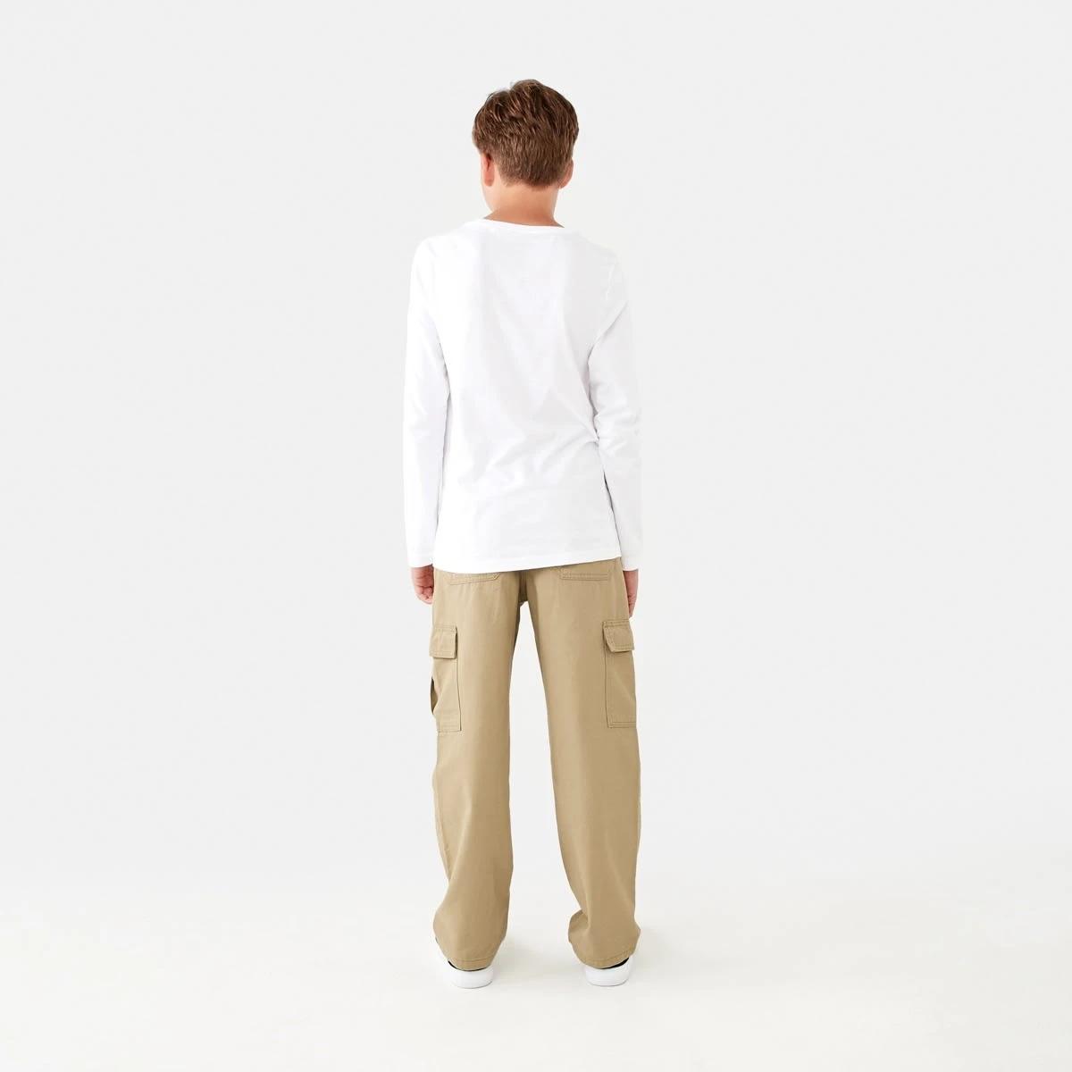 7 Fixed Waist Cargo Pants Corn Beige, 7 of 9