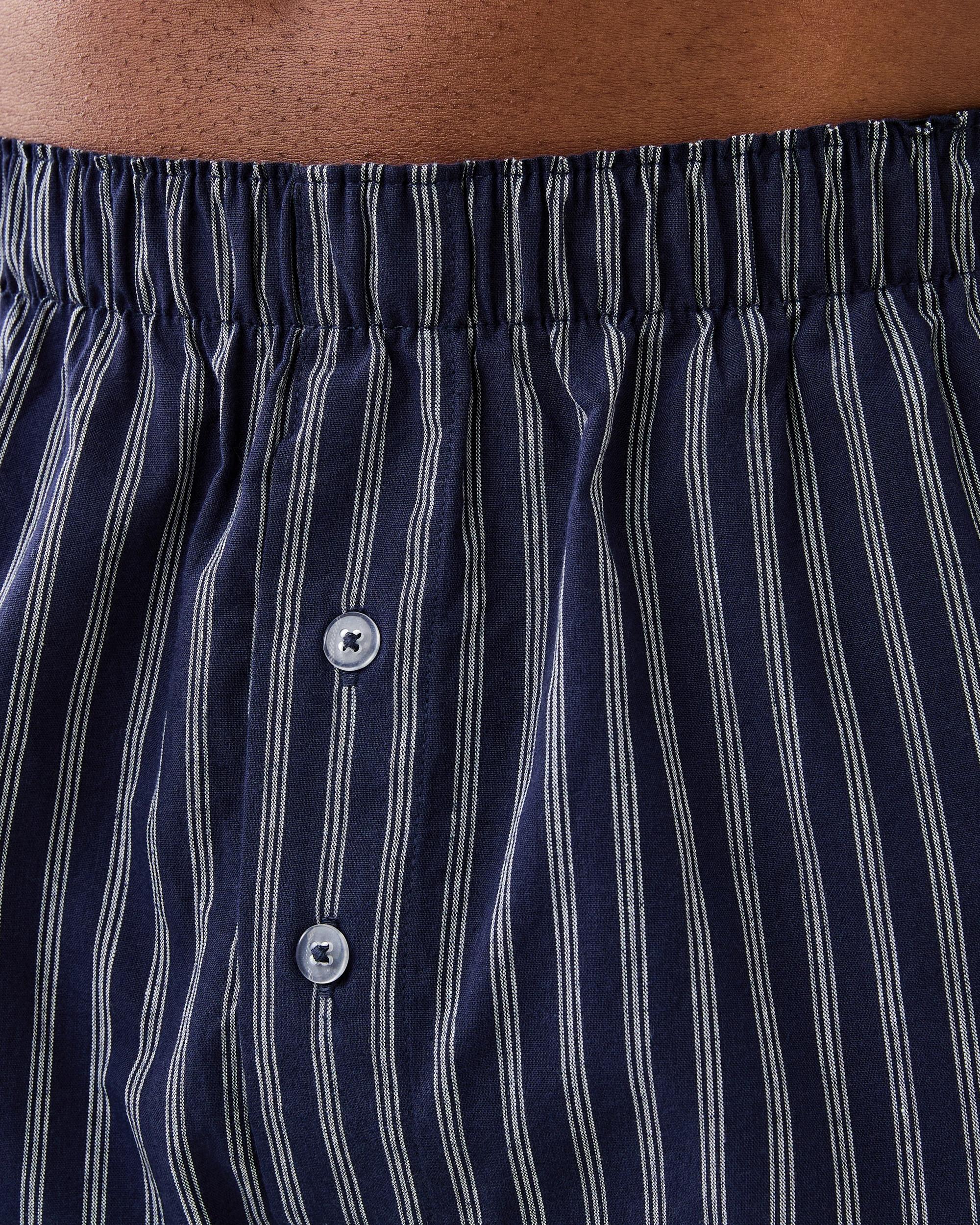 7 3 Pack Classic Woven Boxers Blu Indigo, 7 of 7