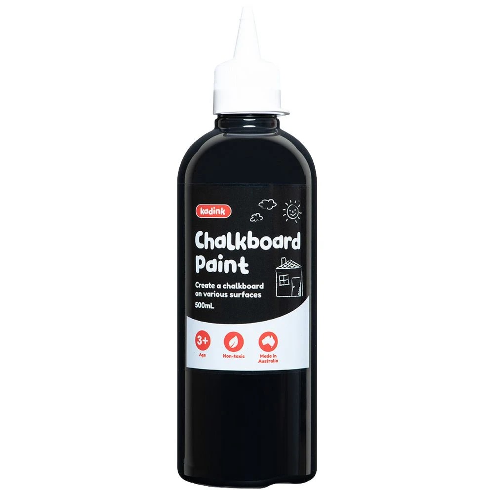 1 Kadink Chalkboard Paint 500mL Black, 1 of 3