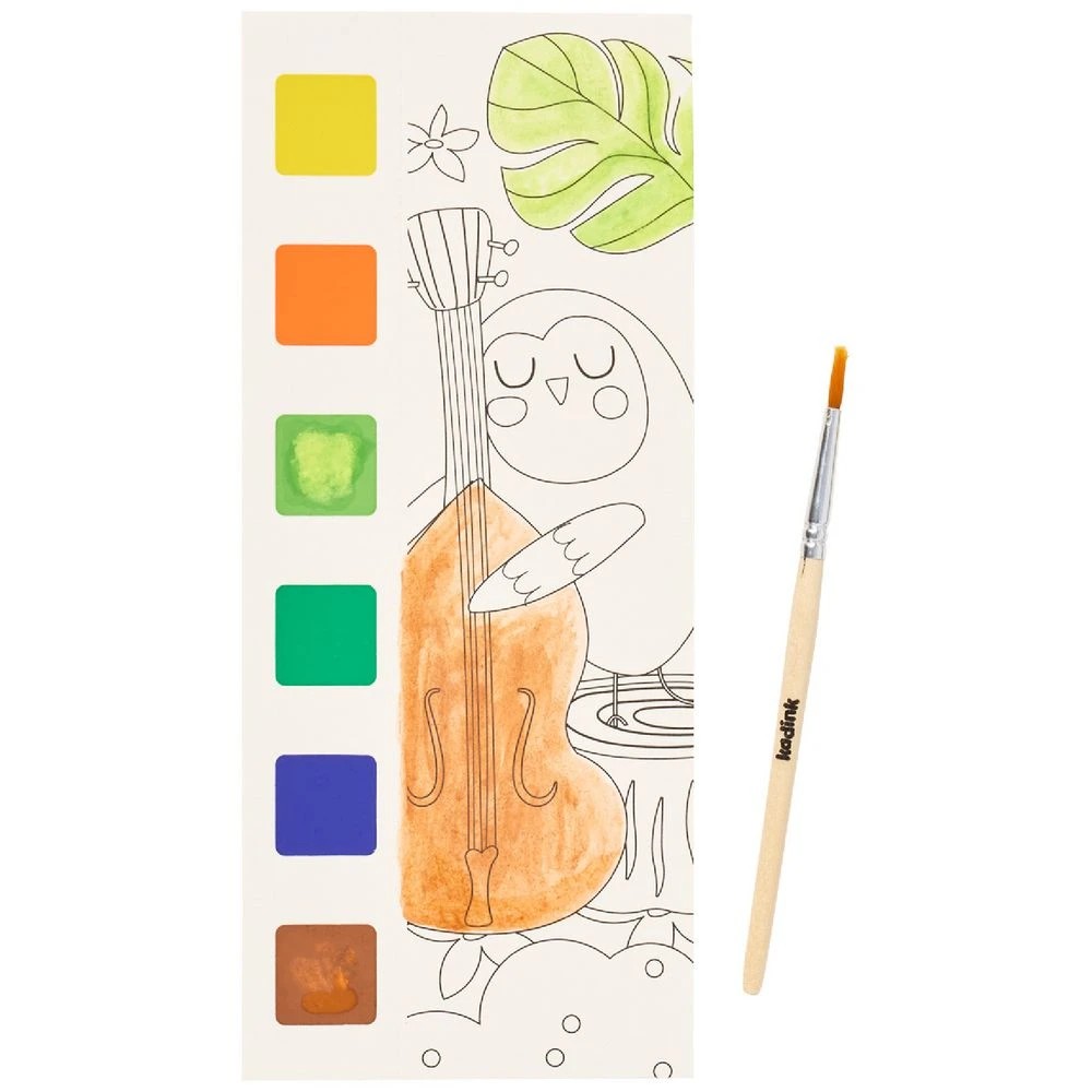 6 Kadink Water Colour Painting Book Plants and Animals, 6 of 7