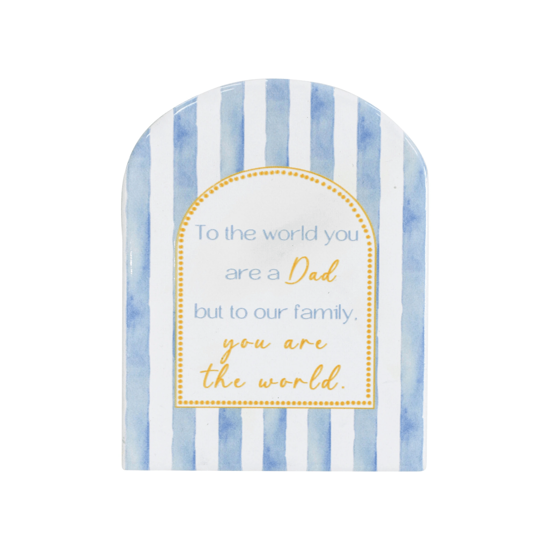 1 Ceramic 11x14cm Dad Gift Plaque Father's Day Birthday Message Decorative Sign
 - Multi, 1 of 3