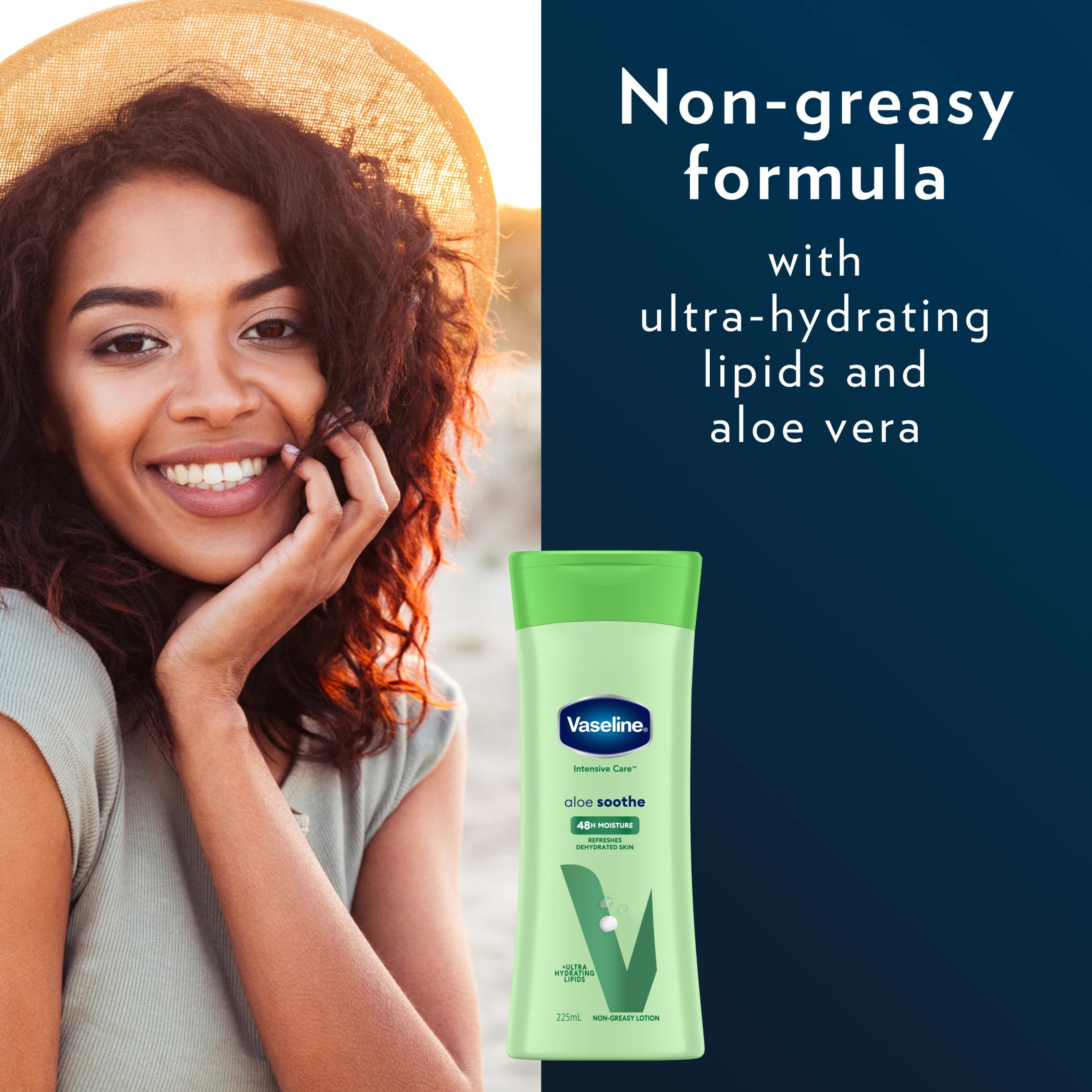 4 Vaseline Intensive Care Aloe Soothe 48H Moisture Body Lotion 225ml - Ultra Hydrating Lipids, 4 of 10