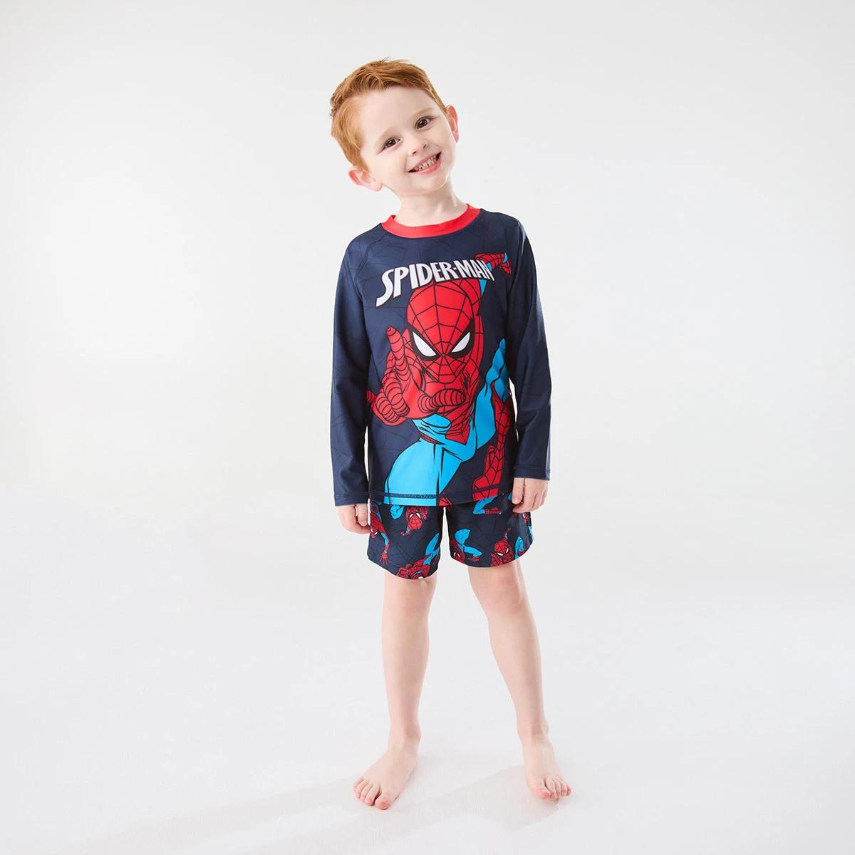 5 Spider-Man License Long Sleeve Rash Vest Spiderman, 5 of 8