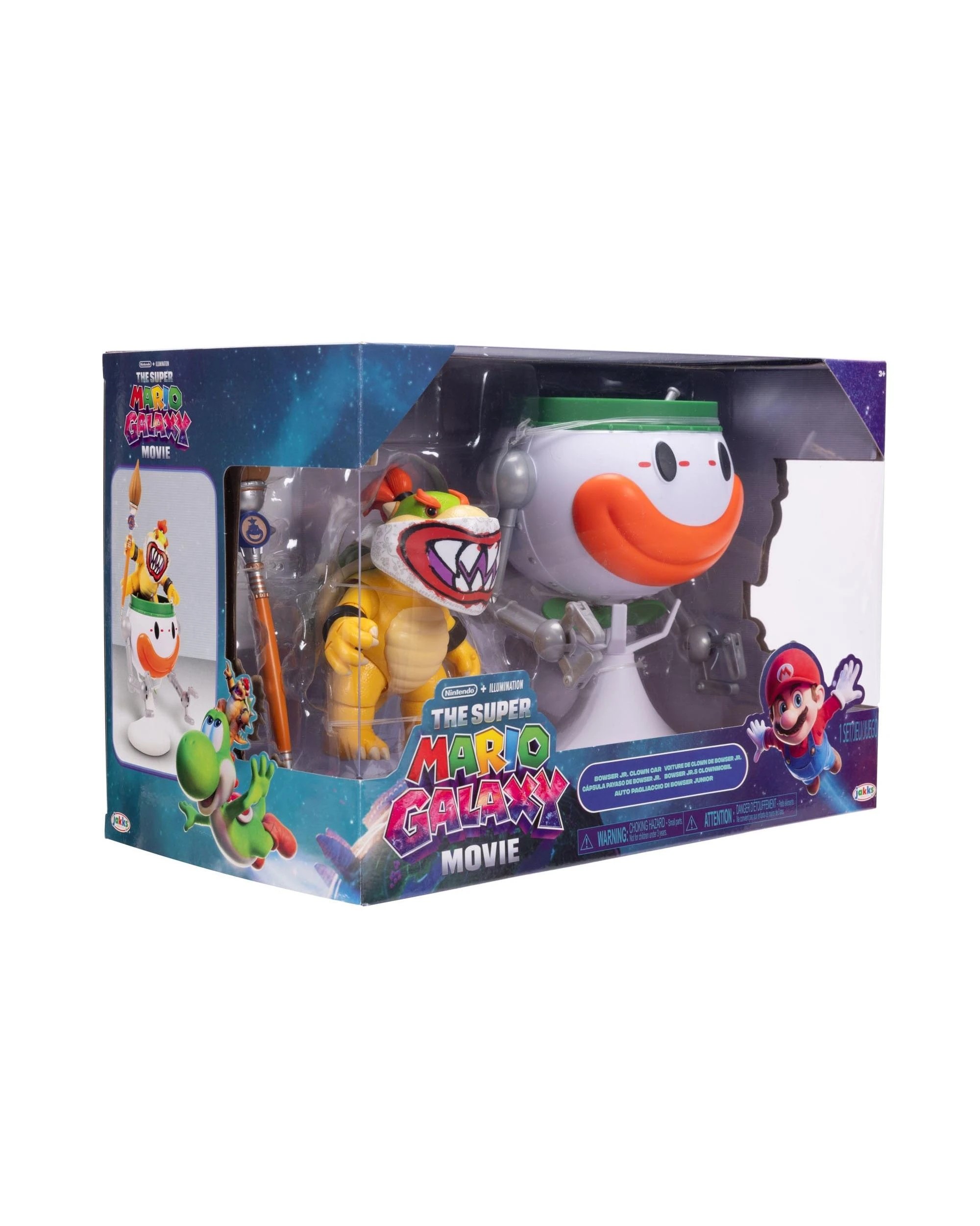 3 The Super Mario Galaxy Movie Bowser Jr. Clown Car 5 inch Figure, 3 of 9