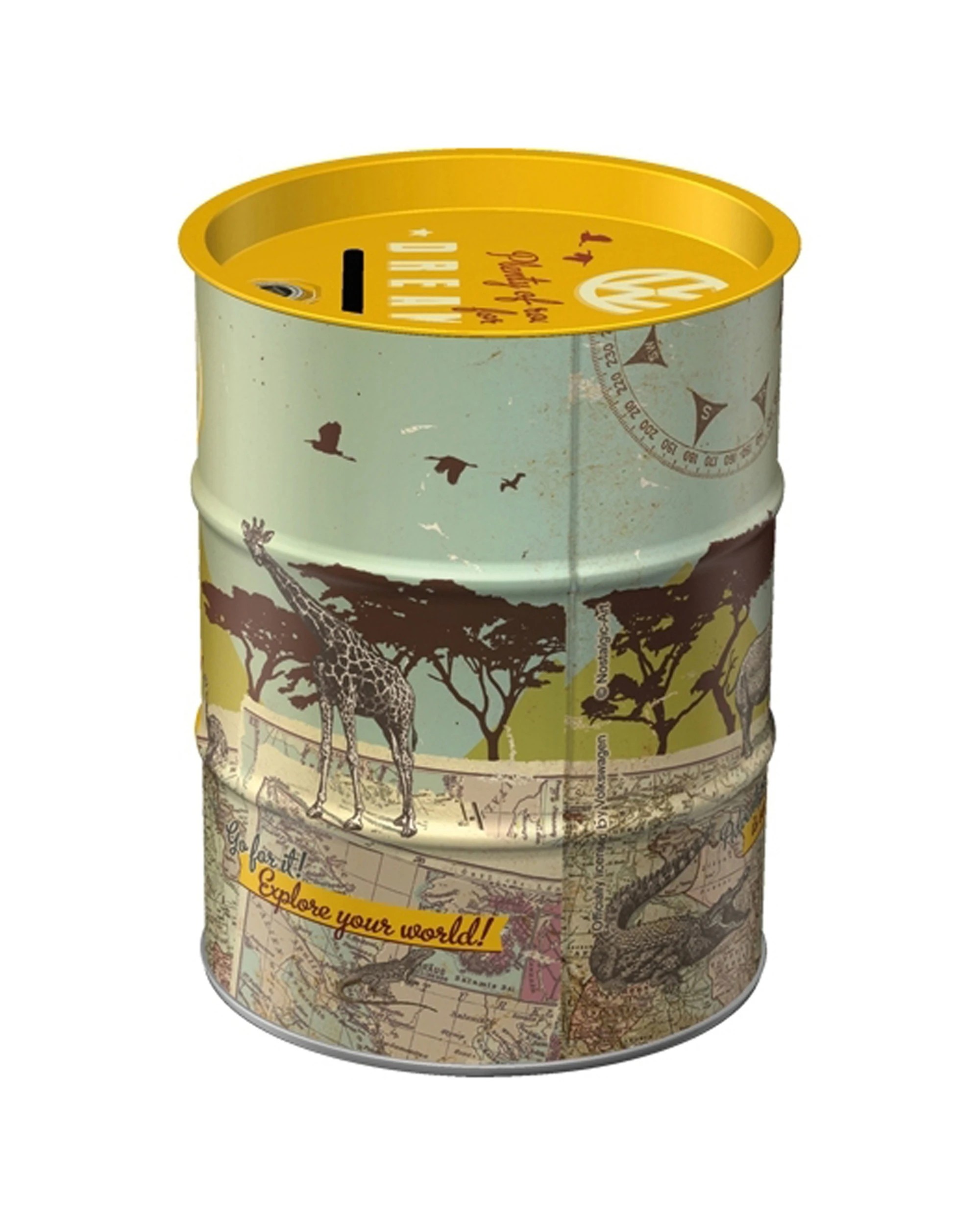 3 Nostalgic-Art Storage Money Box - Oil Barrel VW Get Lost - Multi, 3 of 4