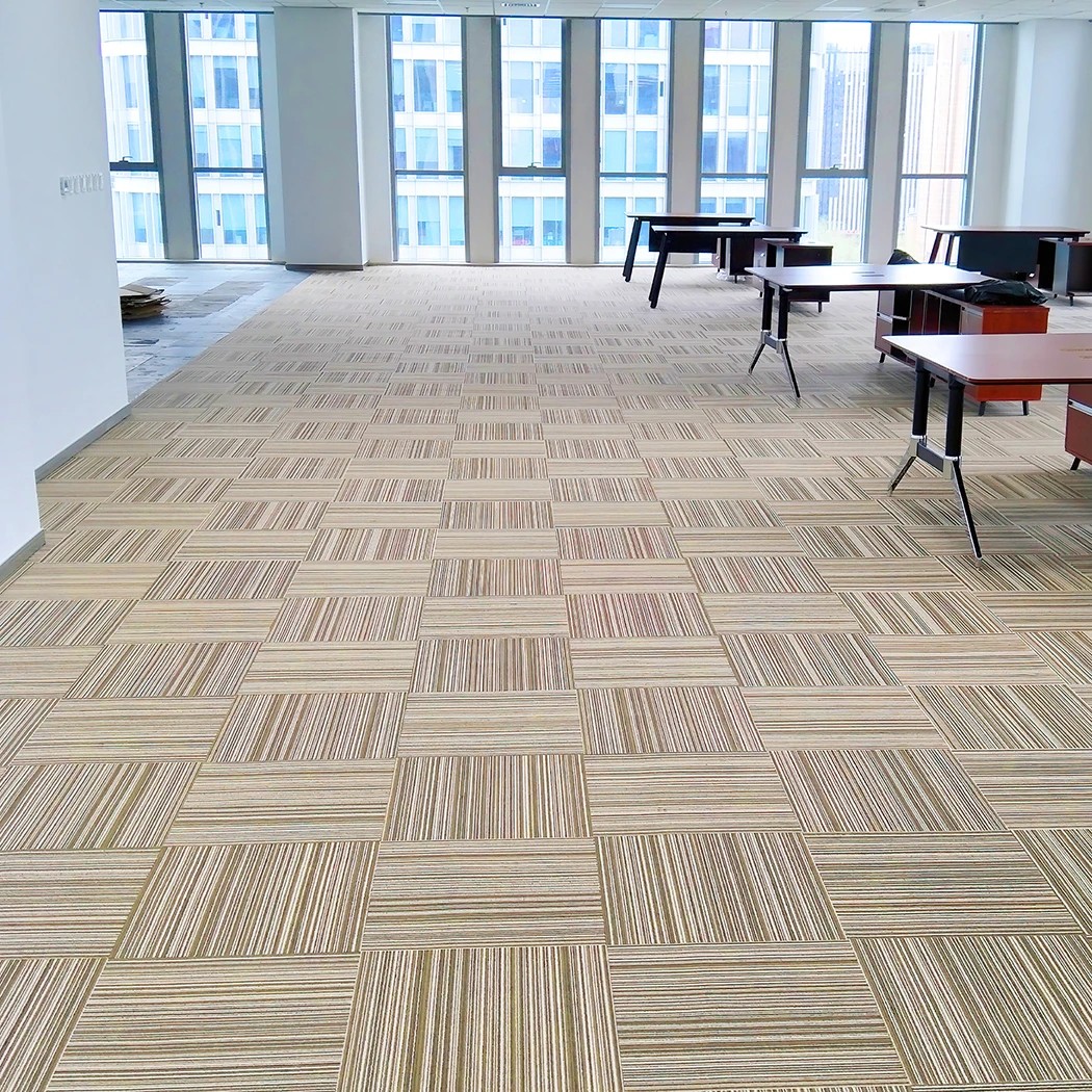 7 Marlow Carpet Tiles 20pcs 50x50cm Striped Pattern, 7 of 8