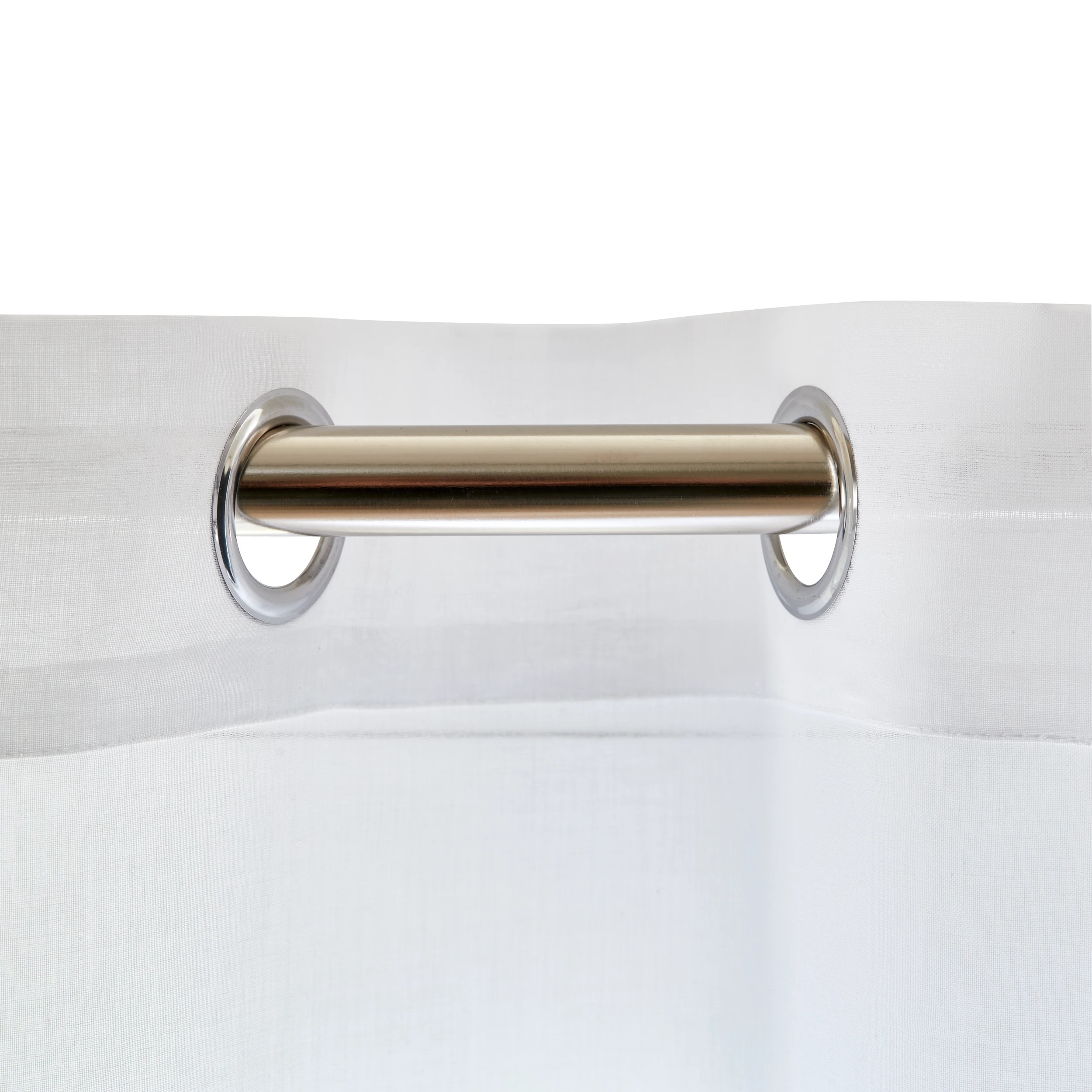 3 Sicily Curtain - White - 120cm x 223cm, 3 of 6