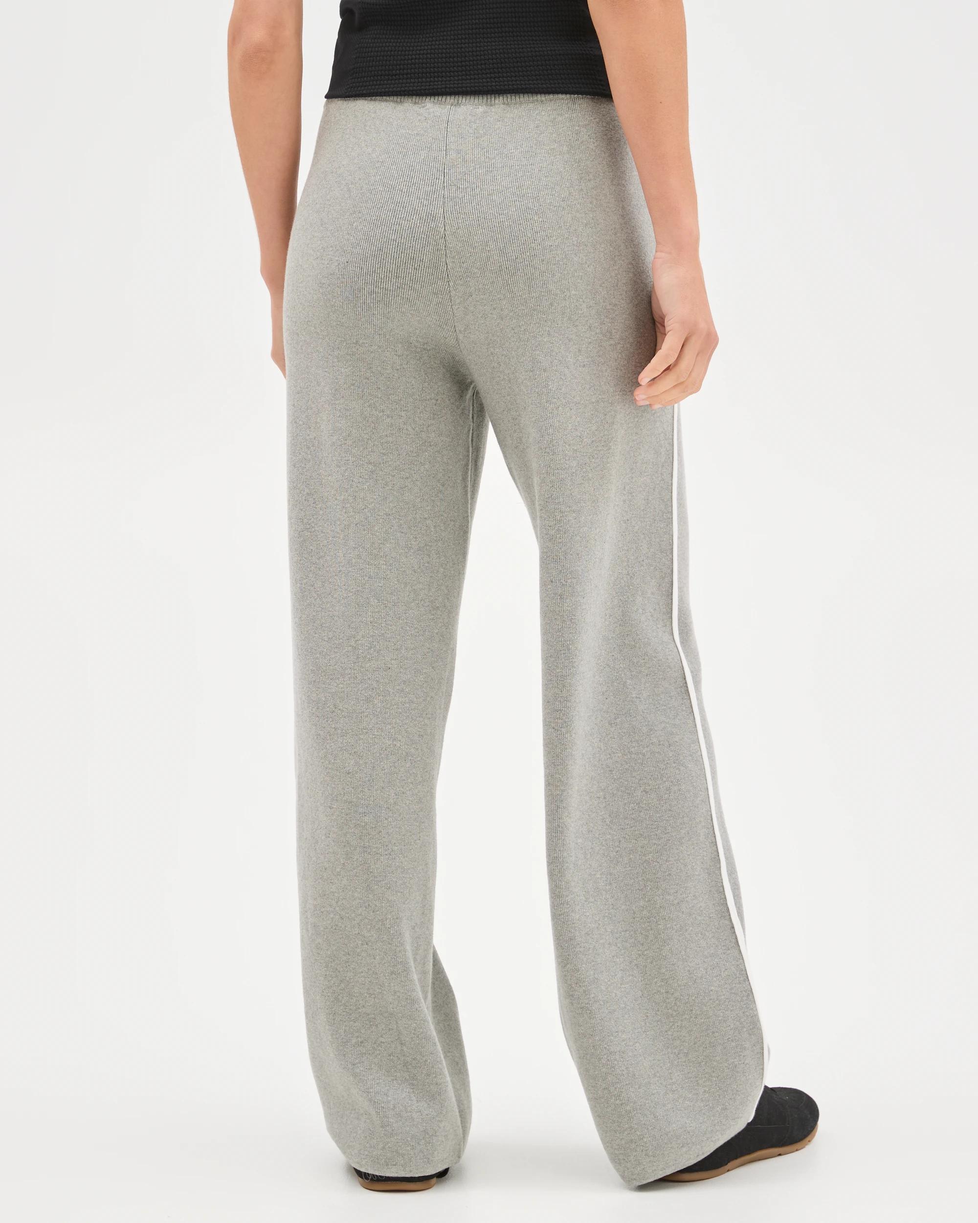 7 Target Active Australian Cotton Blend Side Stripe Wide Leg Pants GREY MARLE, 7 of 8