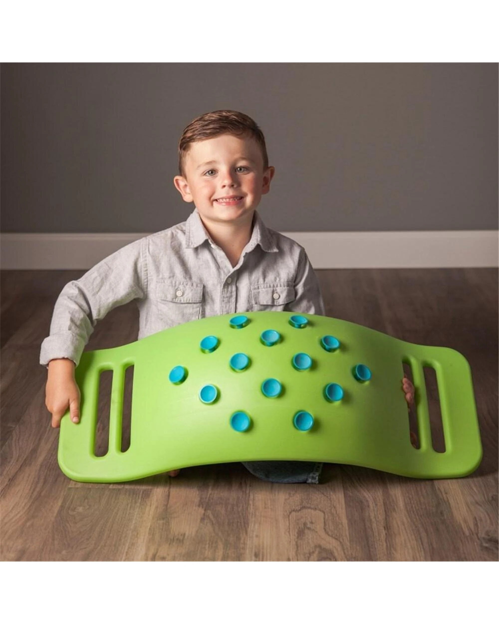 2 Fat Brain Teeter Popper Kids Balance Toy  Rocking Seat  Green FA0952, 2 of 4