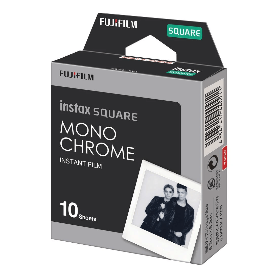 2 Fujifilm Instax Square Film 10 Pack Monochrome, 2 of 4
