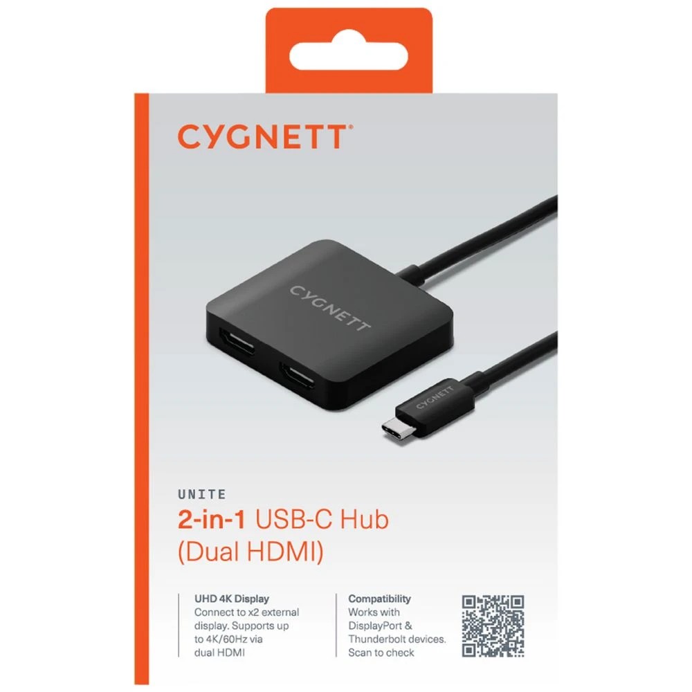 5 Cygnett 2-in-1 USB-C to Dual HDMI Hub, 5 of 5