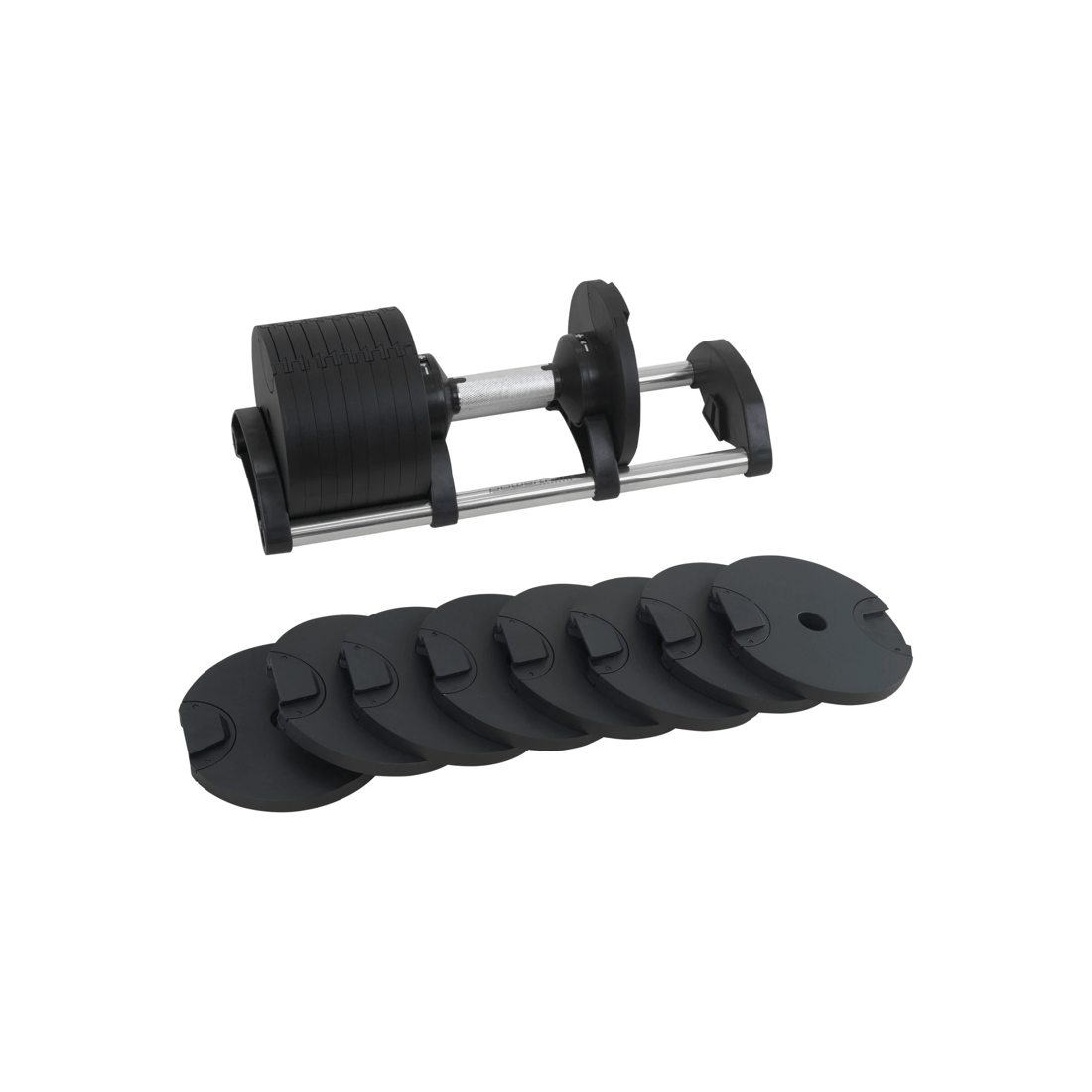 4 Powertrain Eon 72kg Dial-Up Adjustable Dumbbell Home Gym Weights Plates Exercise, 4 of 6