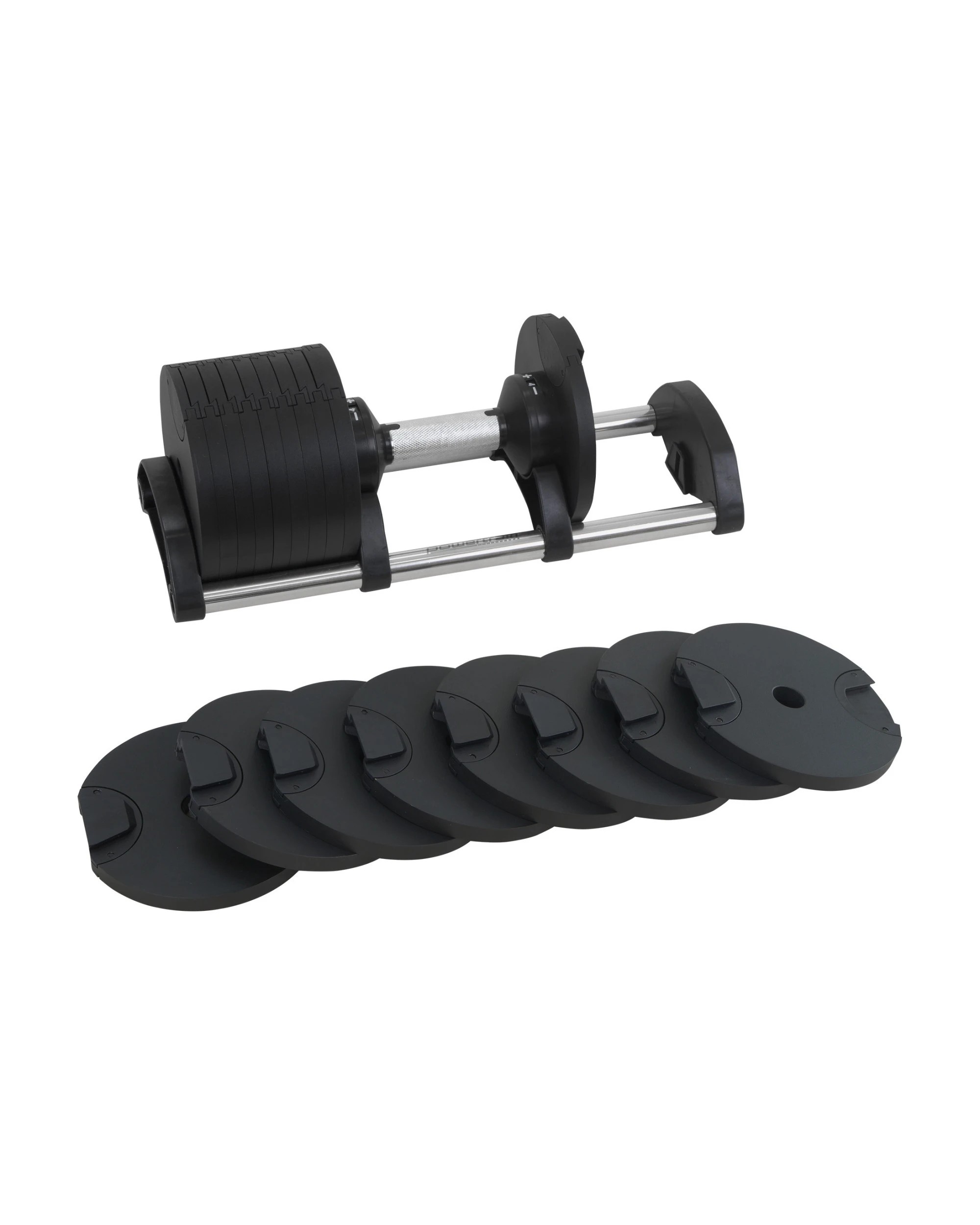 4 Powertrain Eon 72kg Dial-Up Adjustable Dumbbell Home Gym Weights Plates Exercise, 4 of 6