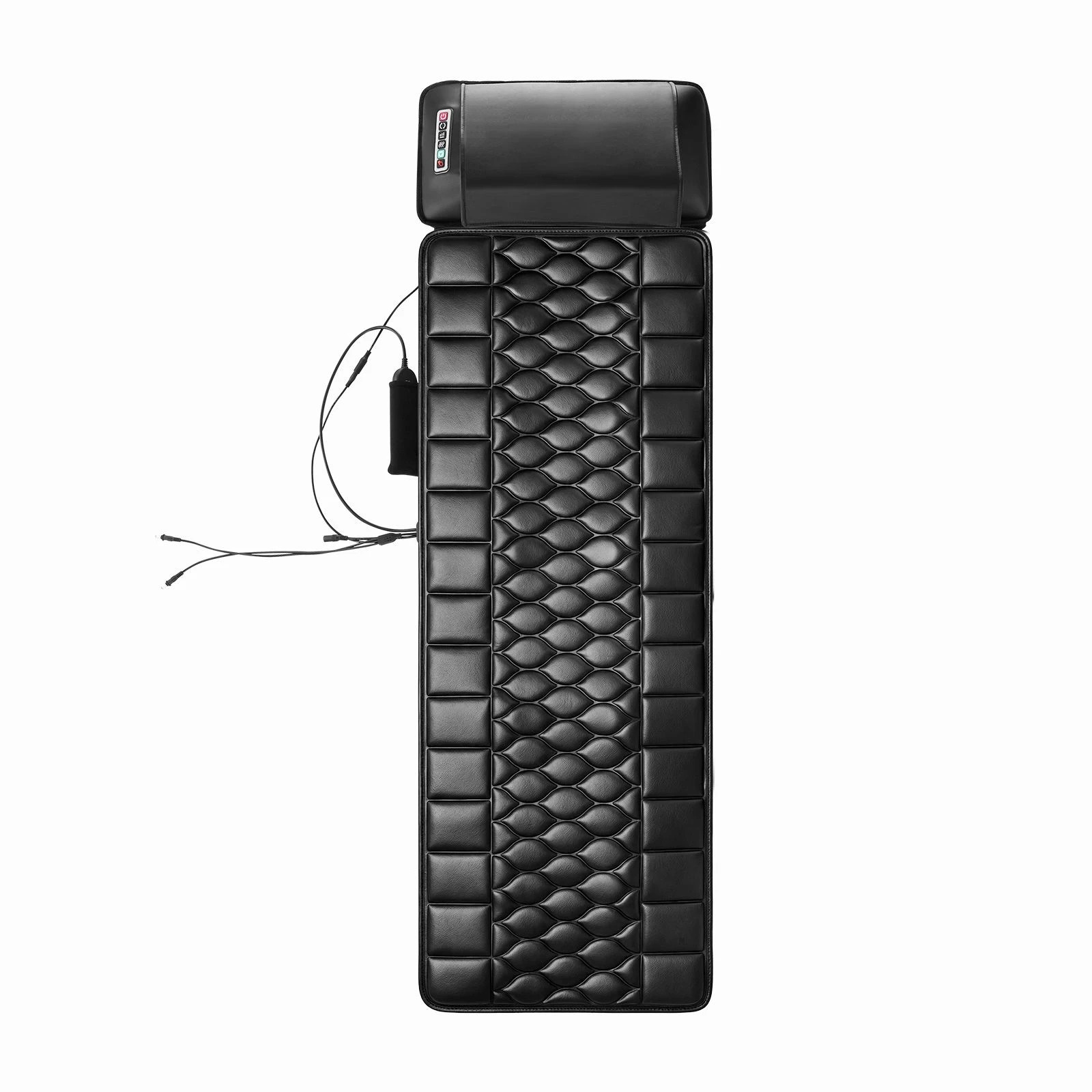 4 HOMASA Heated Vibration Massage Mat Full Body Shiatsu Neck Back Massager, 4 of 7