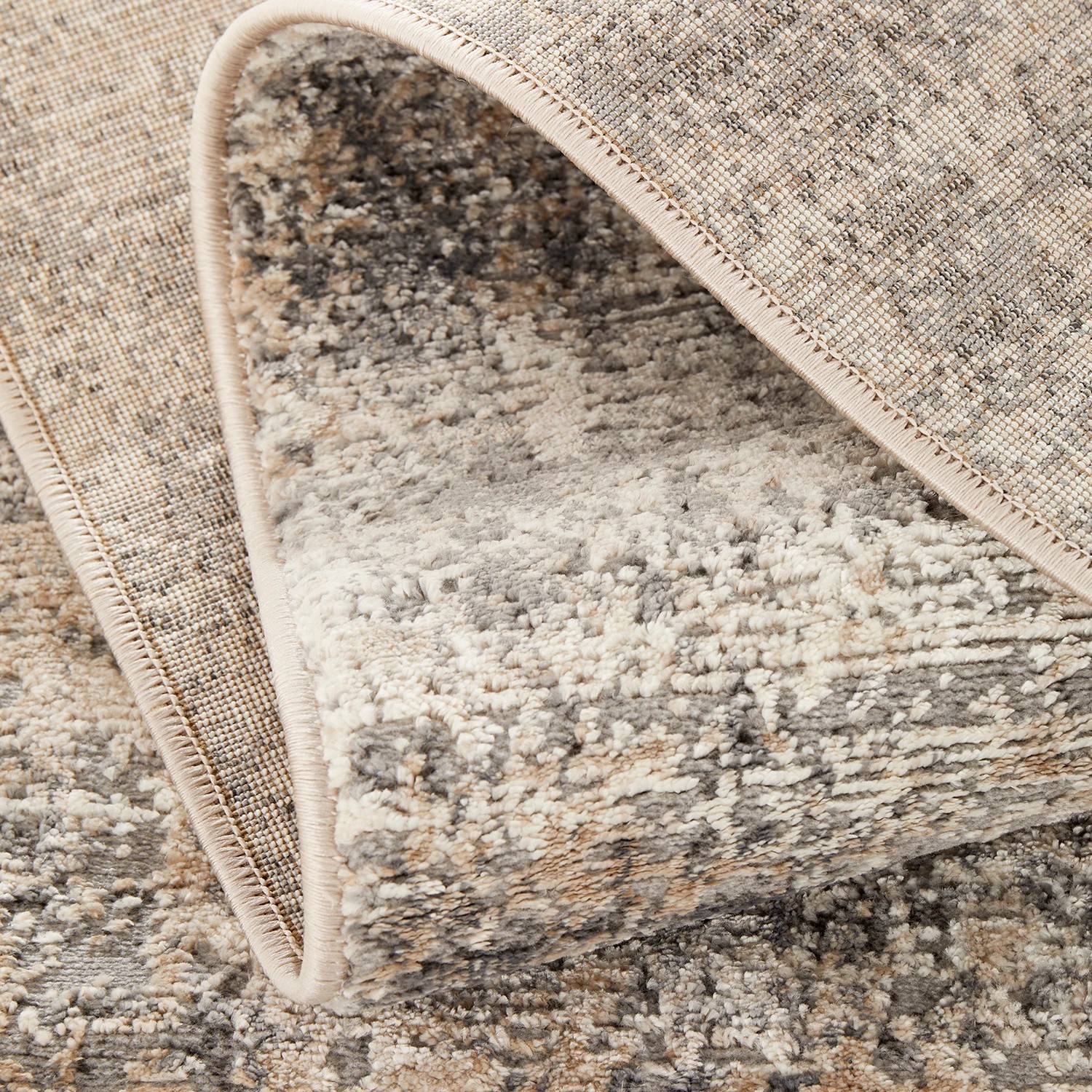 5 Common Ground Rugs Headland Ceasar 300x80cm - Medium Runner Power Loomed Pet Friendly Rug - Grey, 5 of 6