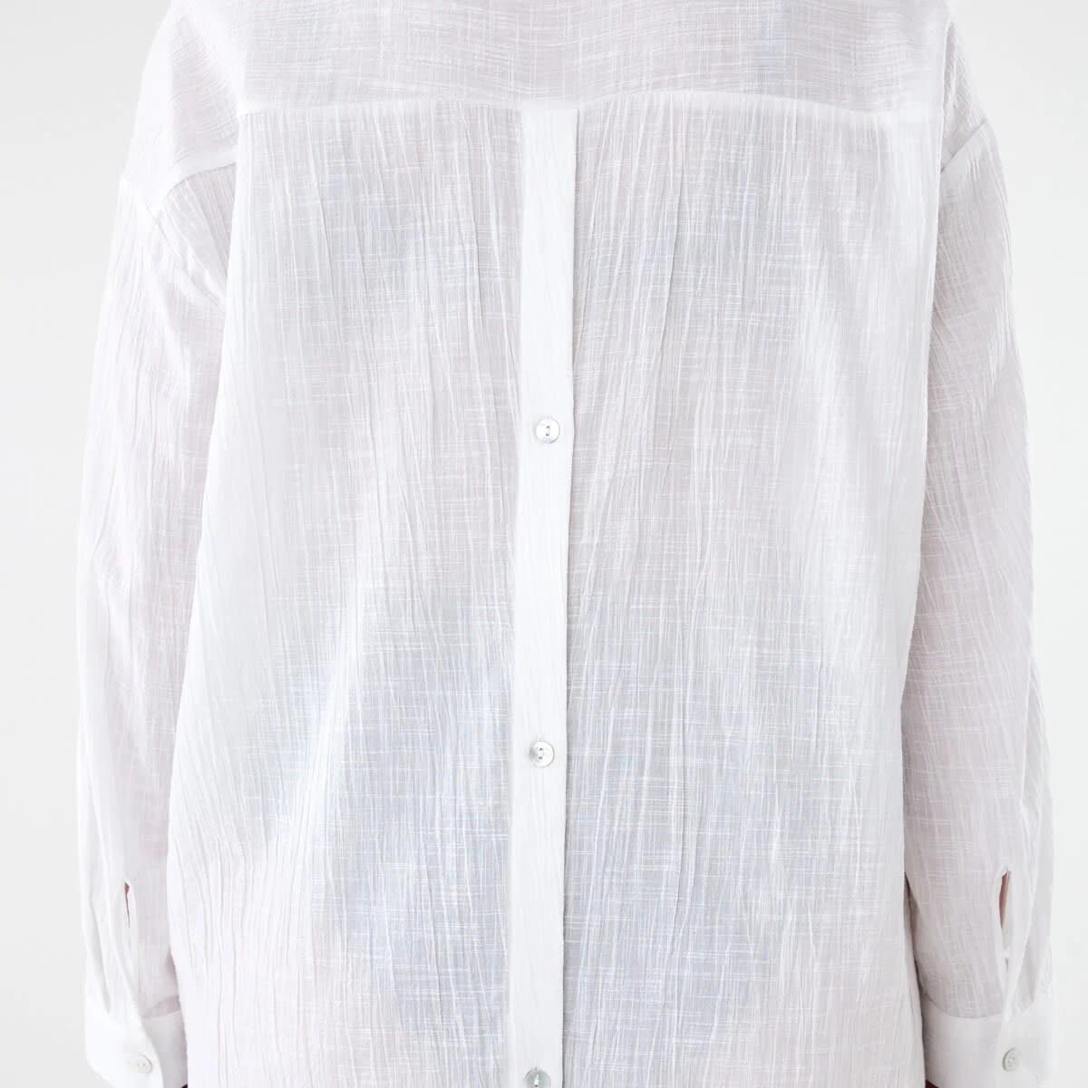 8 Cover Up Shirt WHITE, 8 of 10