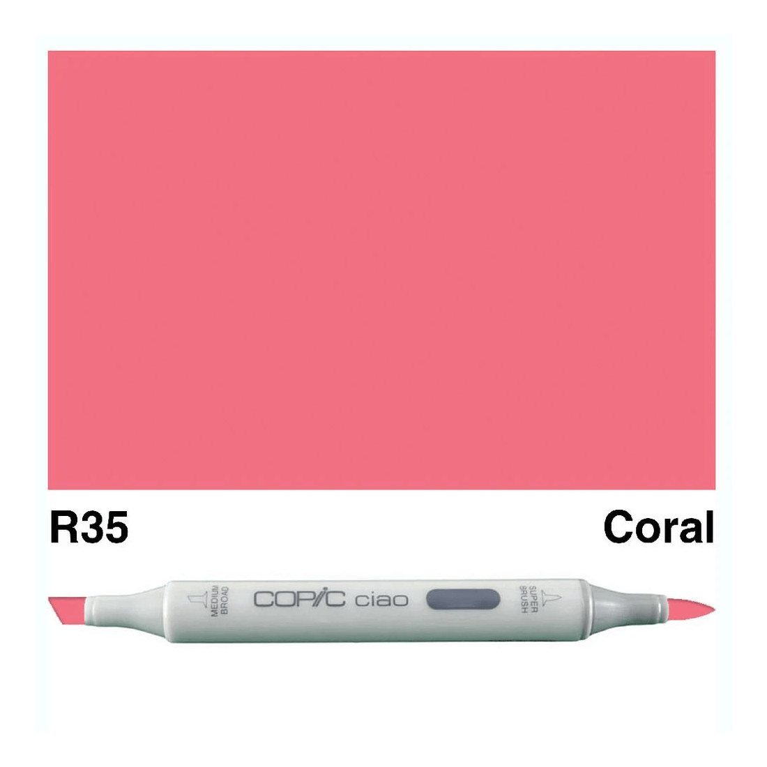 3 Copic Ciao Dual Nib Marker R35 Coral, 3 of 3