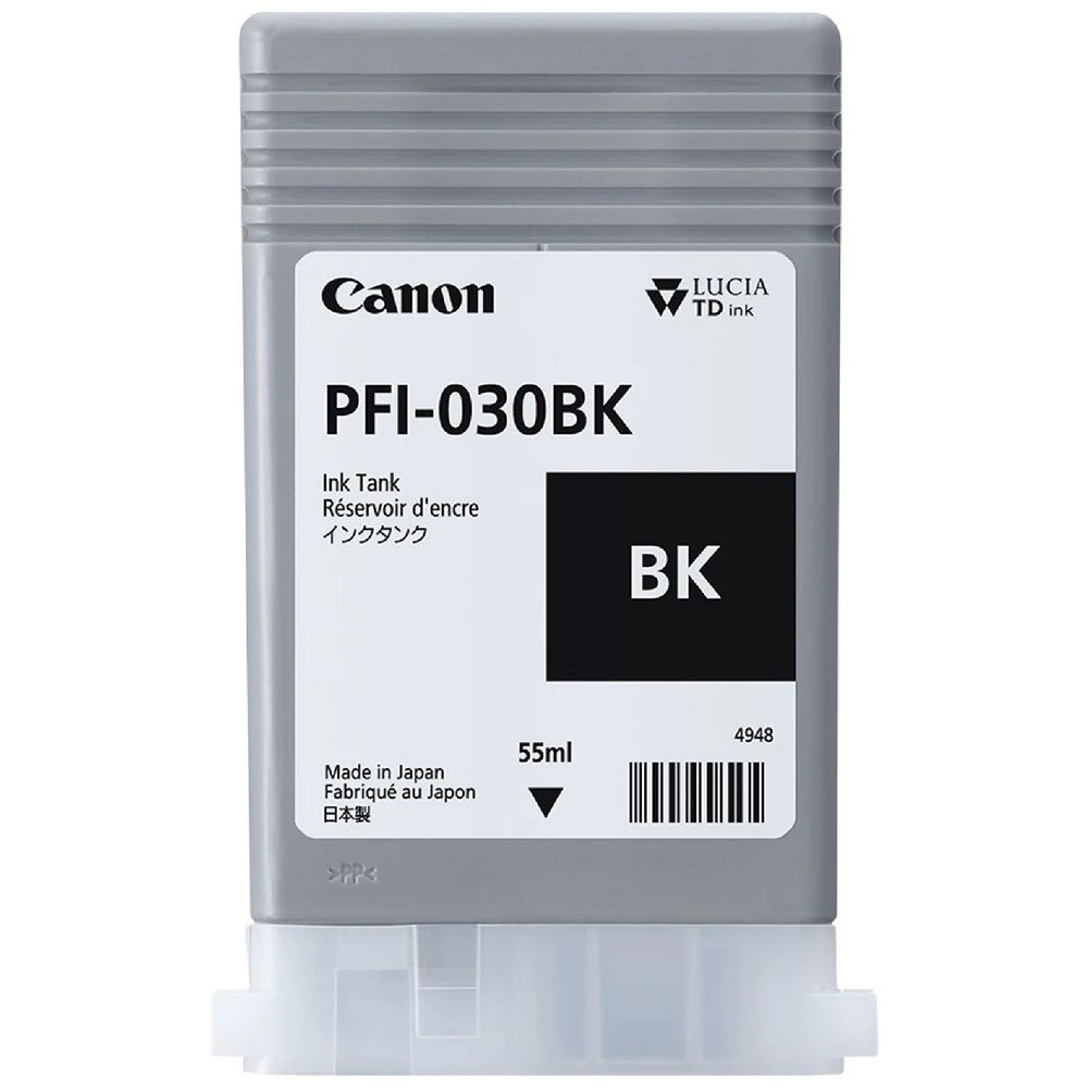 1 Canon PFI-030 Ink Cartridge 55mL Black, 1 of 2