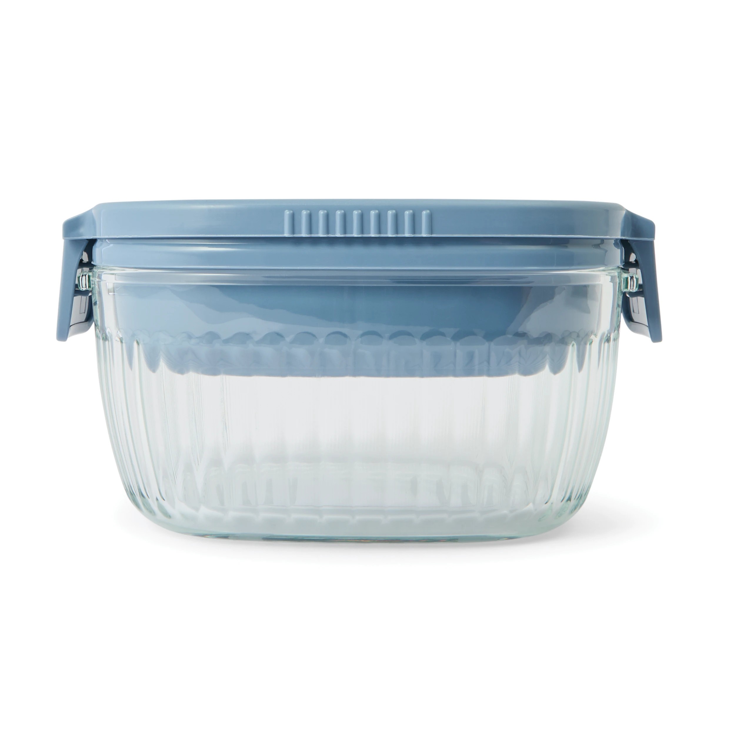6 Glass Salad Bowl - Blue, 6 of 10