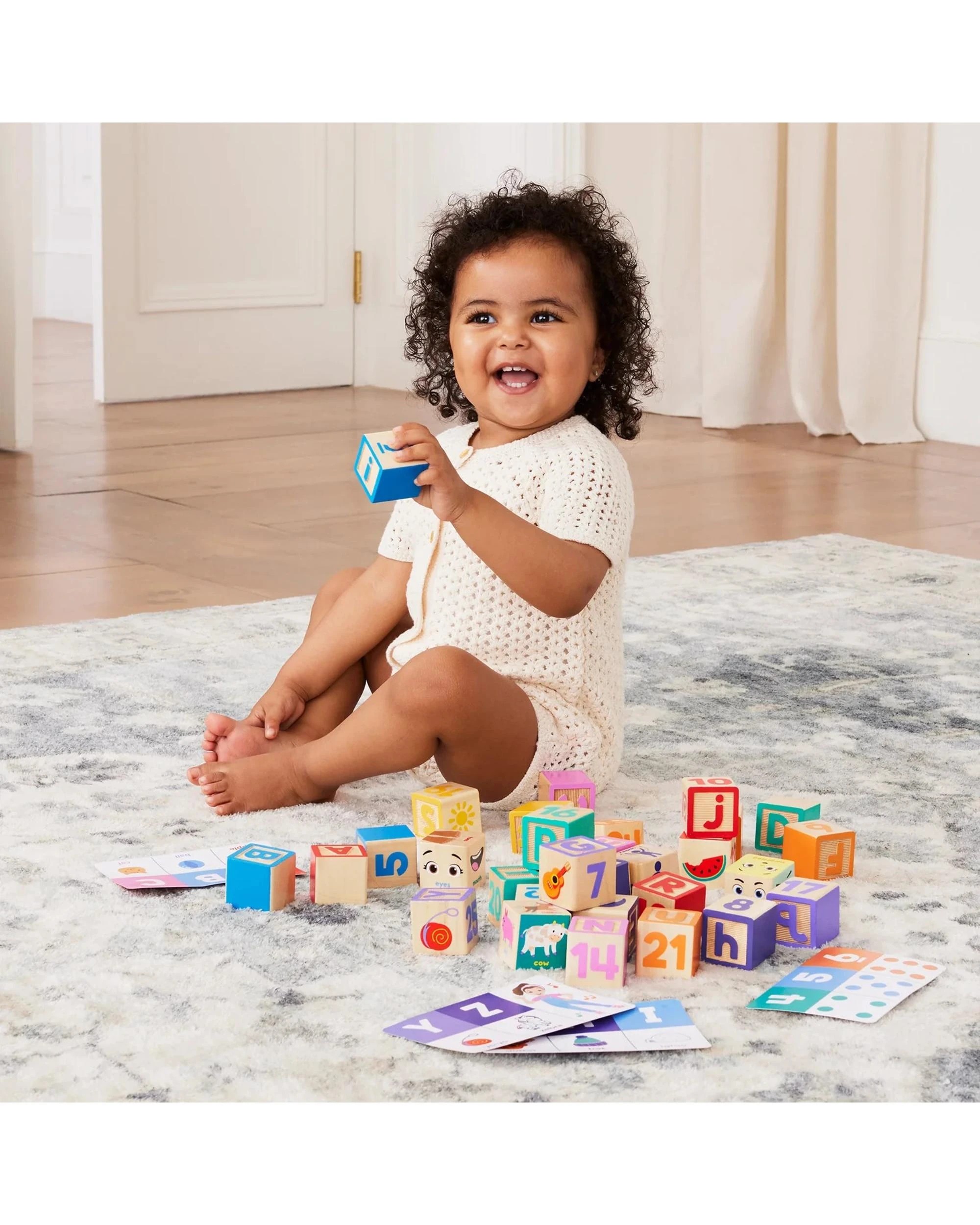 6 Melissa & Doug Melissa and Doug Ms Rachel Wooden Learning Blocks, 6 of 9