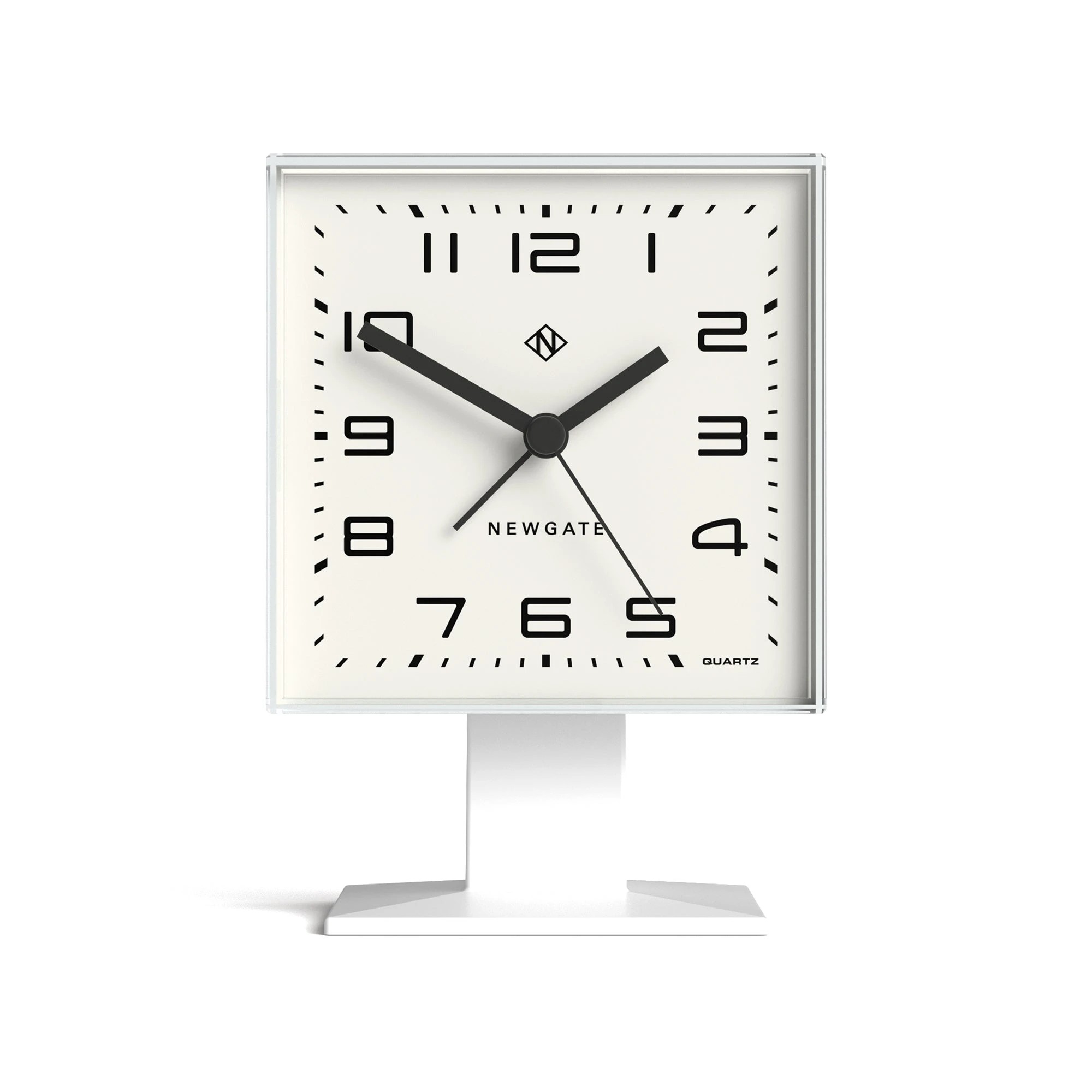 1 Newgate Victor Alarm Clock - White, 1 of 4