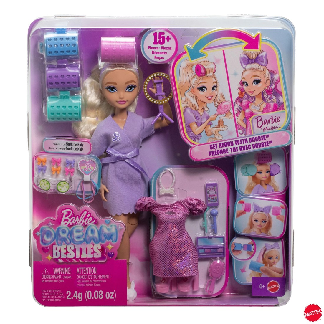 1 Barbie Dream Besties: Get Ready with Barbie Playset, 1 of 7