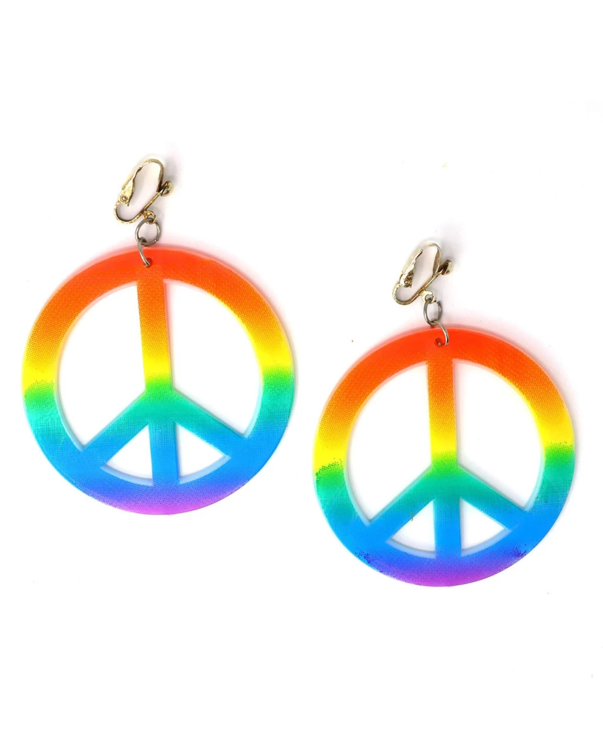 3 BR Costumes Peace Sign Earrings for Costume and Party Wear, 3 of 3