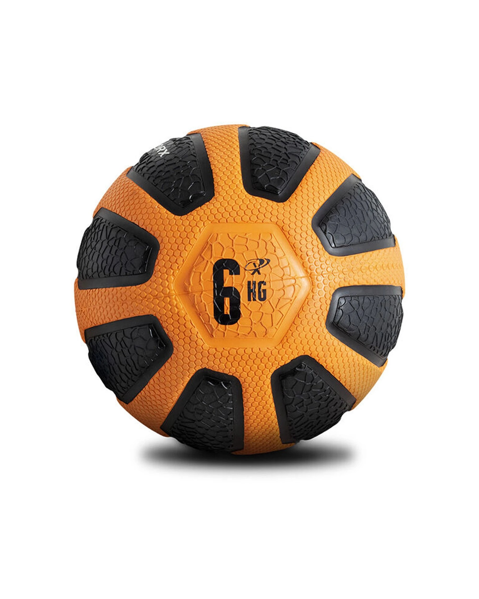 1 BODYWORX Medicine Ball 6kg Rubber Home Gym Strength Training Core Workout - Multi, 1 of 2