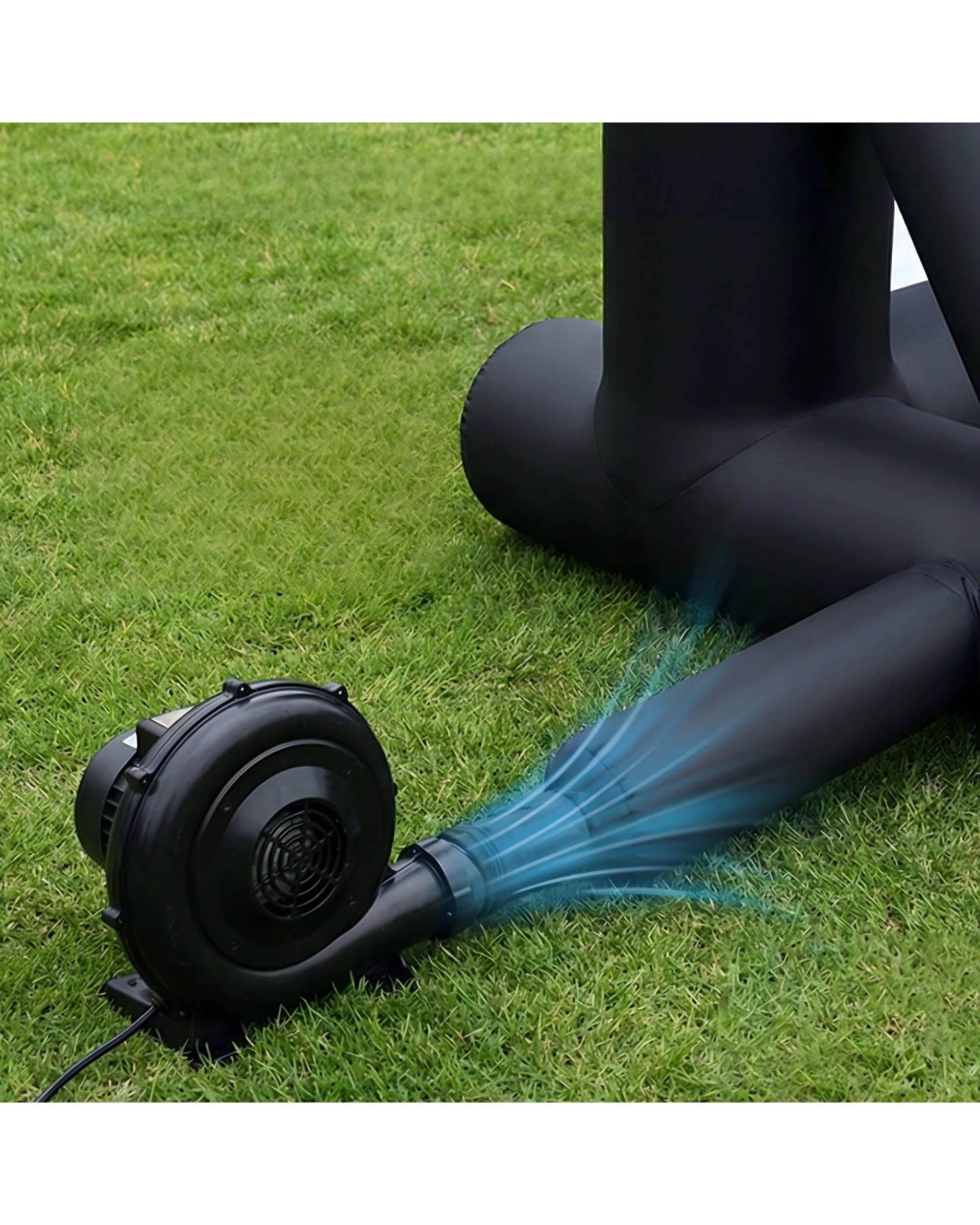 4 Advwin 20ft Inflatable Movie Screen Outdoor Projector Screen with Blower Storage Bag Stakes - Black, 4 of 7