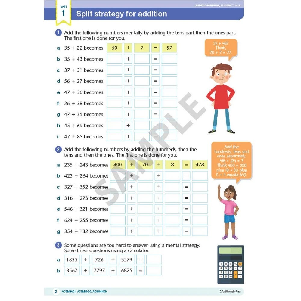 2 Maths Plus Australian Curriculum Value Pack Year 4, 2 of 5
