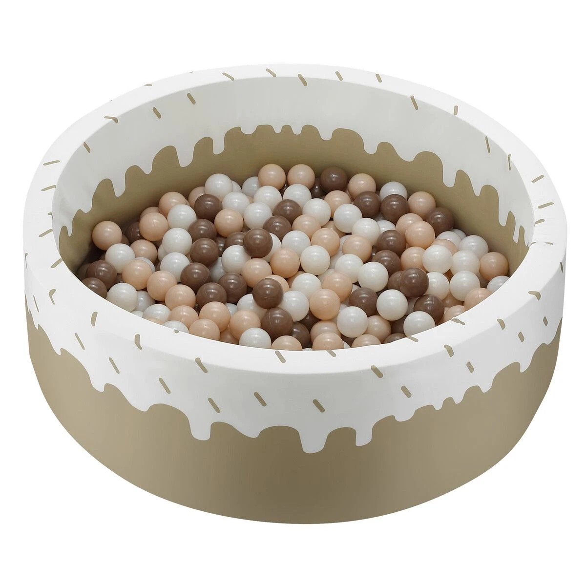 2 AUSWAY Foam Ball Pit Toy Pool Childrens Soft Play Ground Playpen, 2 of 3